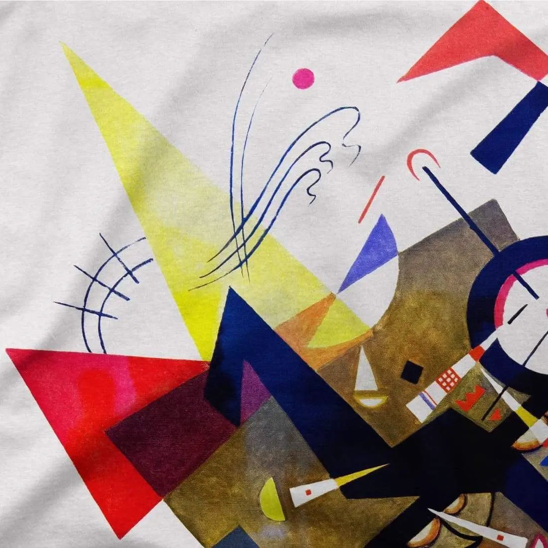 Wassily Kandinsky on White II (Auf Weiss) 1923, artwork t-shirt by Art-O-Rama Shop