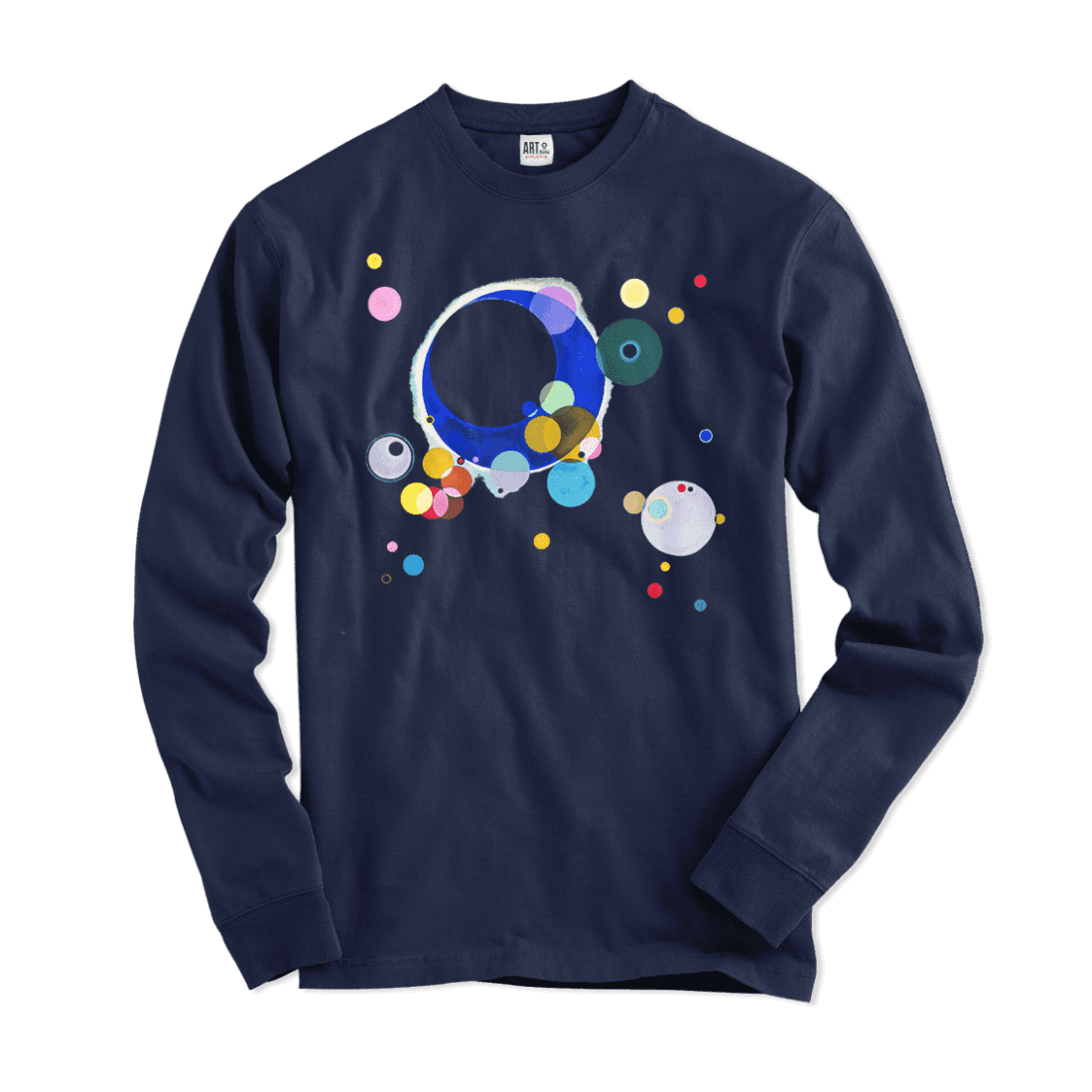 Wassily Kandinsky Several Circles, 1926 Artwork Long Sleeve Shirt by Art-O-Rama Shop
