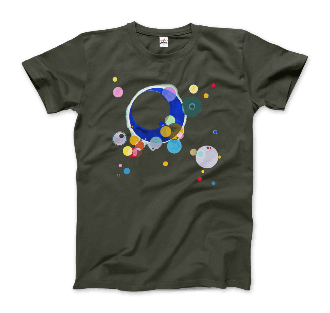 Wassily Kandinsky Several Circles, 1926 artwork t-shirt by Art-O-Rama Shop