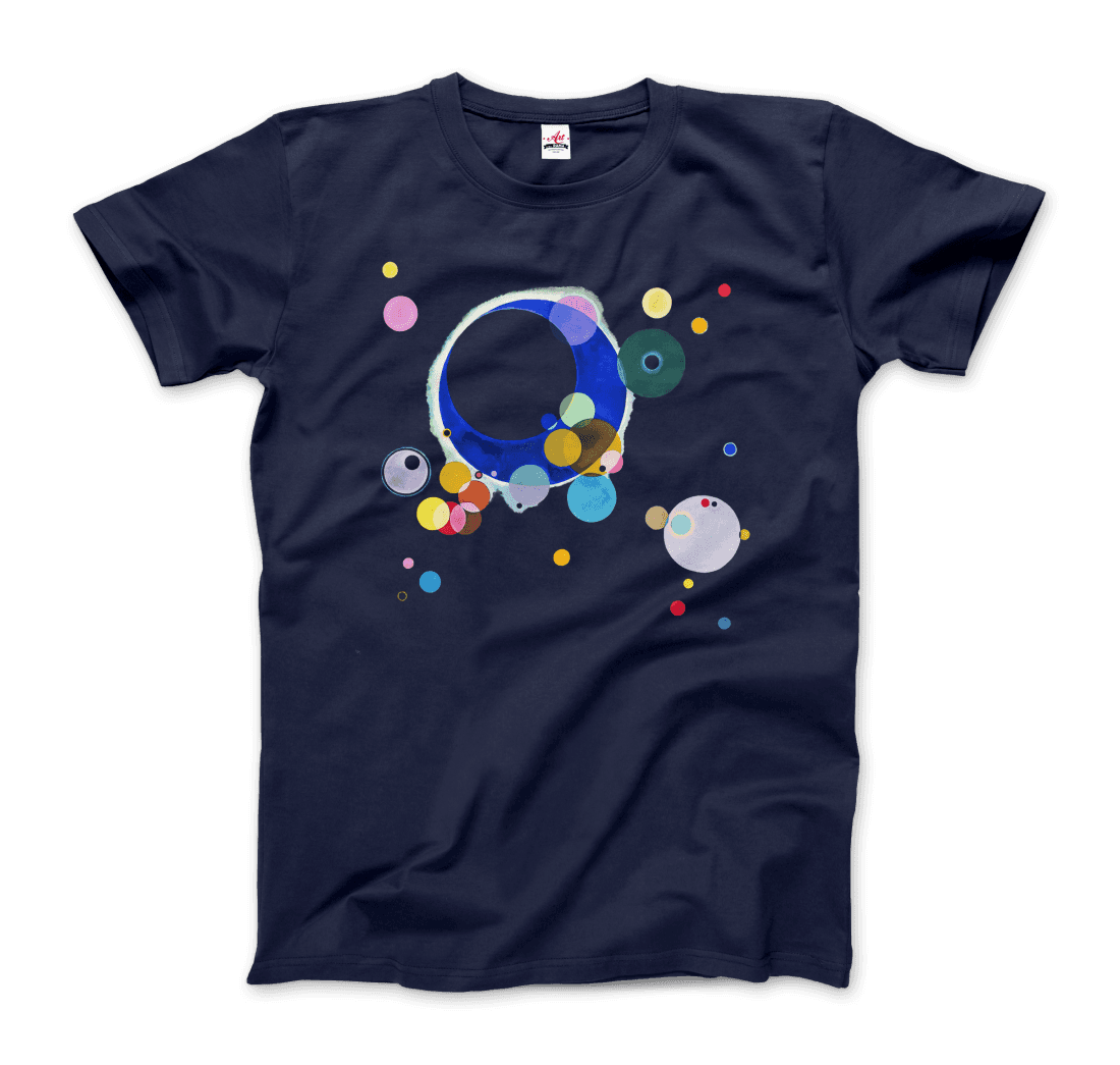 Wassily Kandinsky Several Circles, 1926 artwork t-shirt by Art-O-Rama Shop