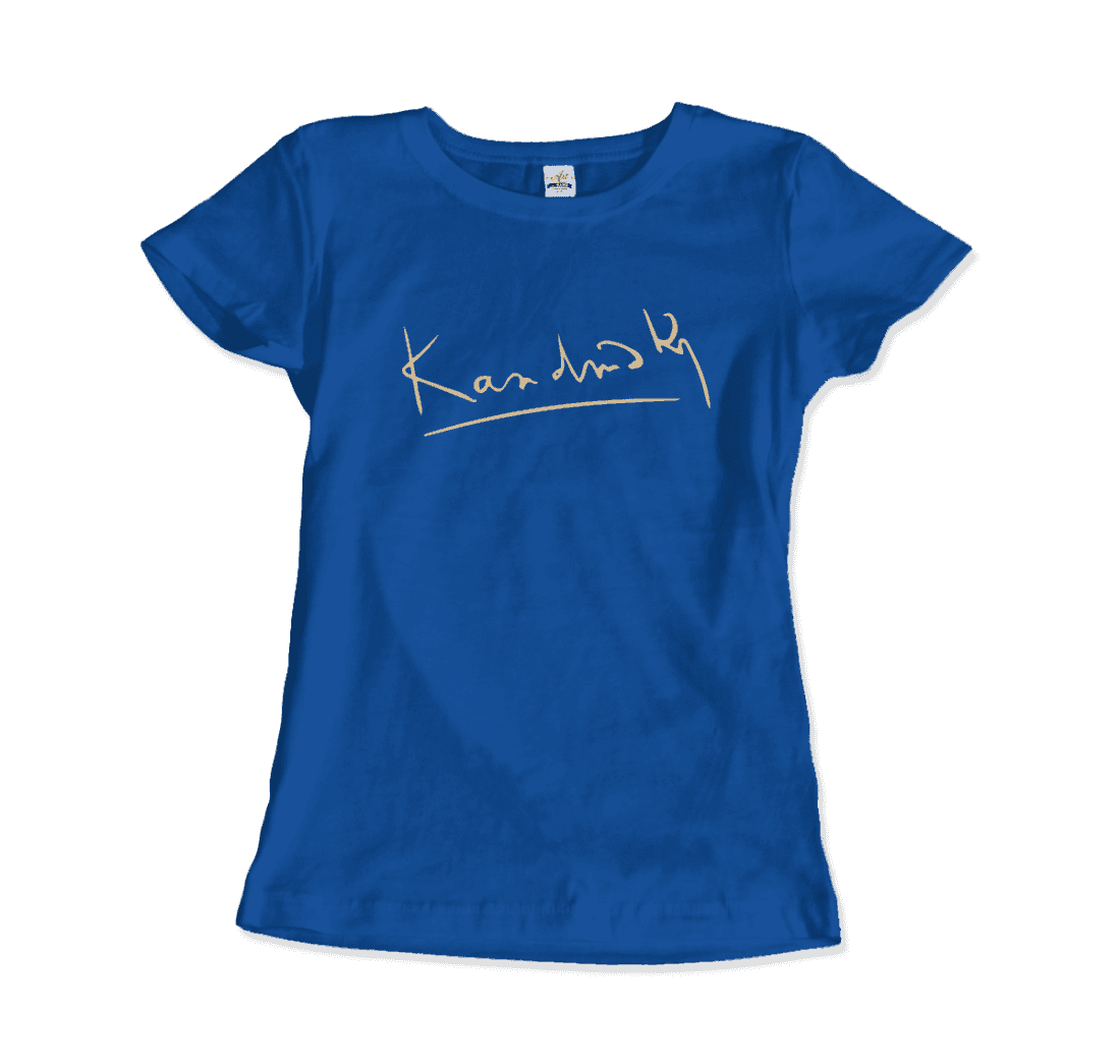Wassily Kandinsky signature art t-shirt by Art-O-Rama Shop