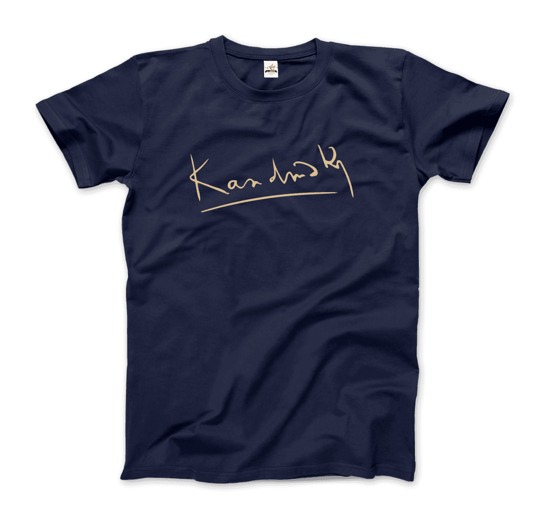 Wassily Kandinsky signature art t-shirt by Art-O-Rama Shop