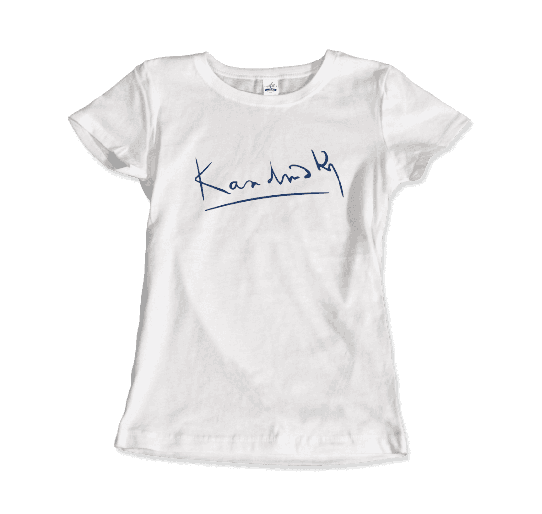 Wassily Kandinsky signature art t-shirt by Art-O-Rama Shop