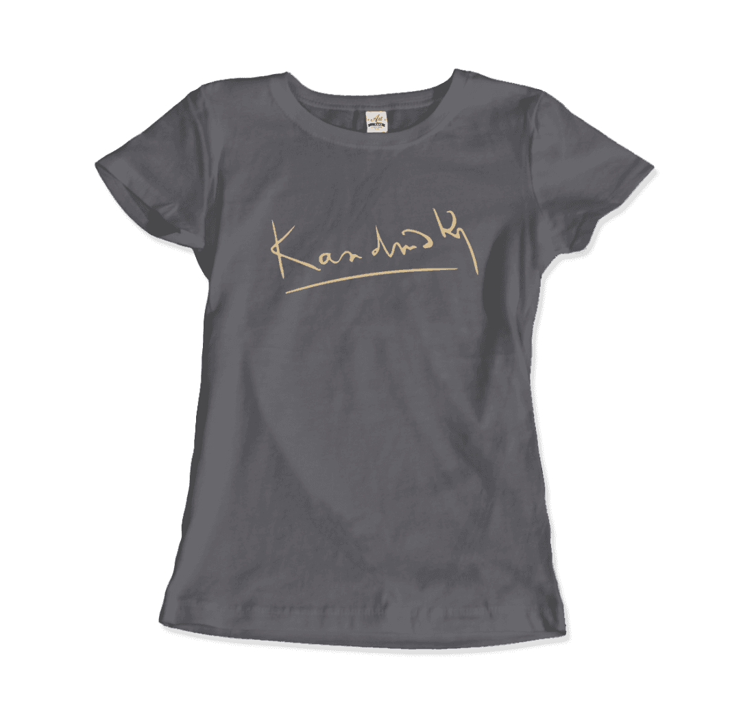 Wassily Kandinsky signature art t-shirt by Art-O-Rama Shop
