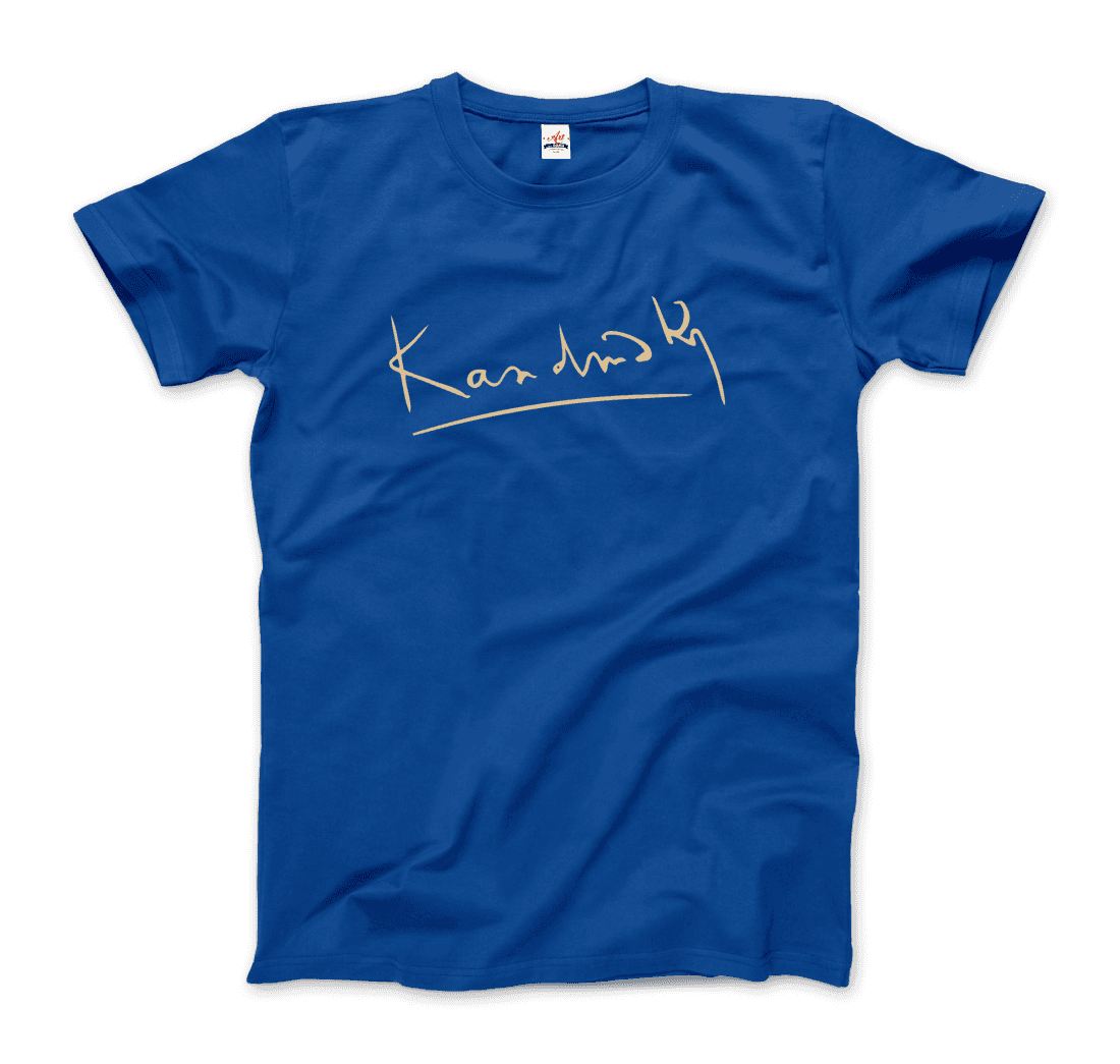 Wassily Kandinsky signature art t-shirt by Art-O-Rama Shop