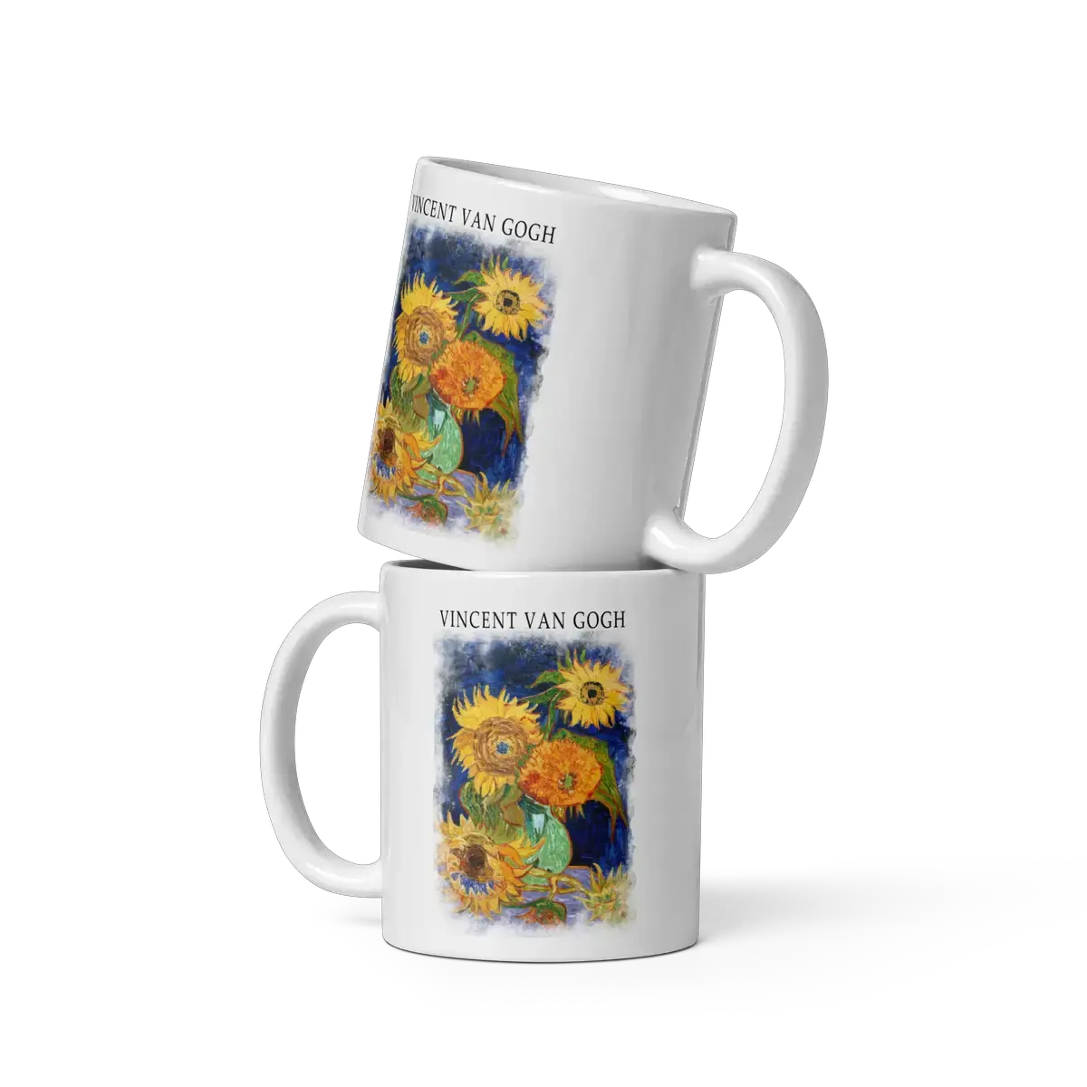 Van Gogh Five Sunflowers 1888, artwork mug by Art-O-Rama Shop