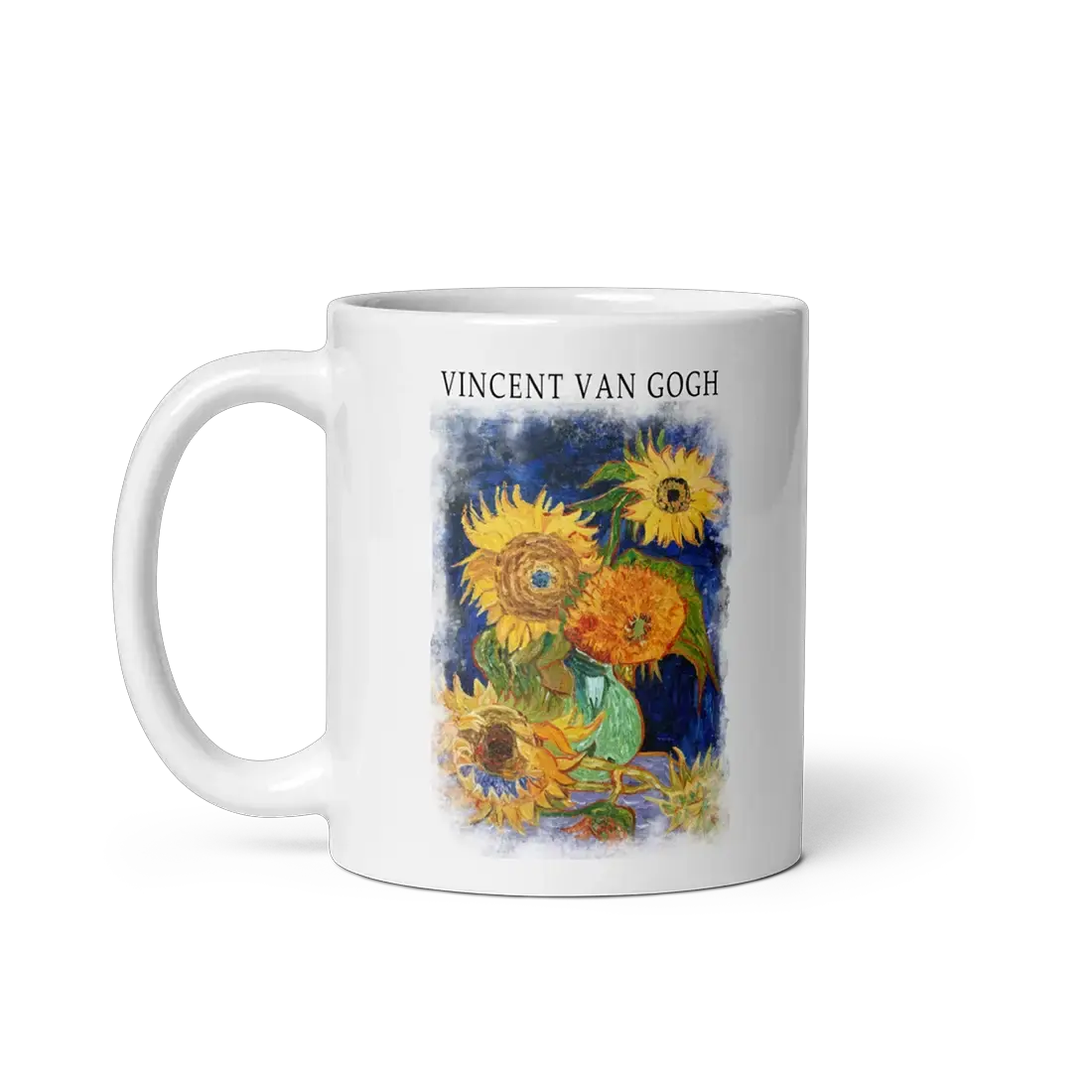 Van Gogh Five Sunflowers 1888, artwork mug by Art-O-Rama Shop