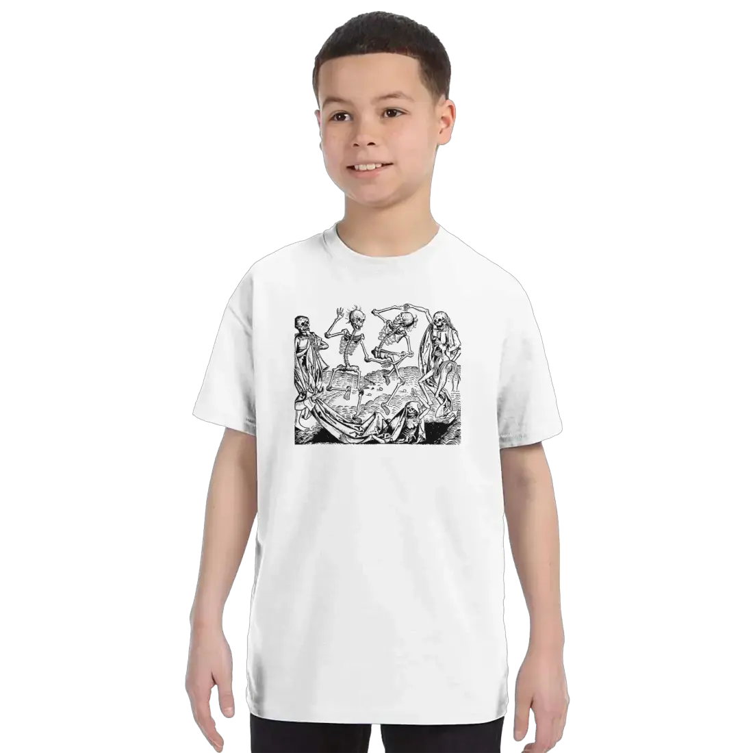 Wolgemut Dance of Death from "The Nuremberg Chronicle", 1493 t-shirt by Art-O-Rama Shop