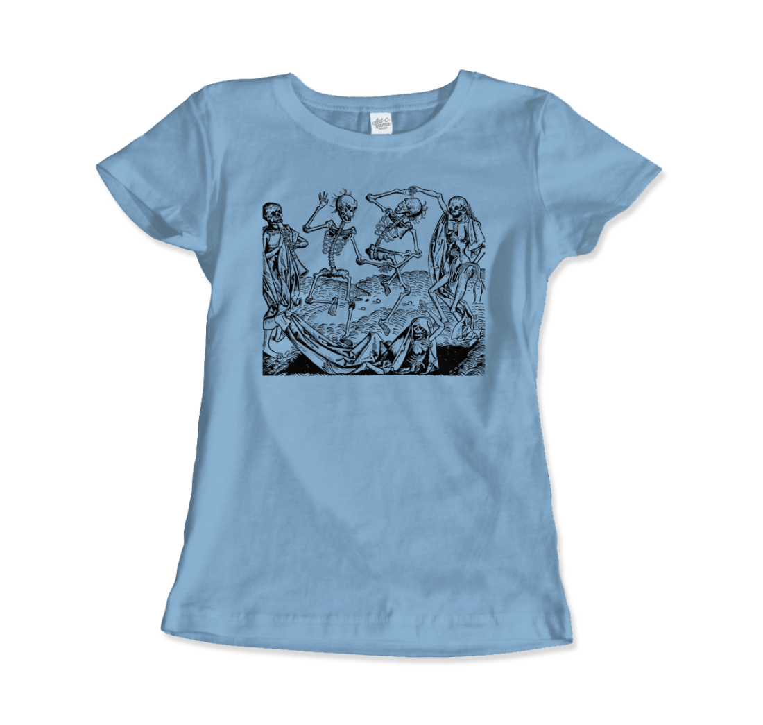 Wolgemut Dance of Death from "The Nuremberg Chronicle", 1493 t-shirt by Art-O-Rama Shop