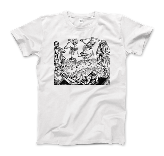 Wolgemut Dance of Death from "The Nuremberg Chronicle", 1493 t-shirt by Art-O-Rama Shop