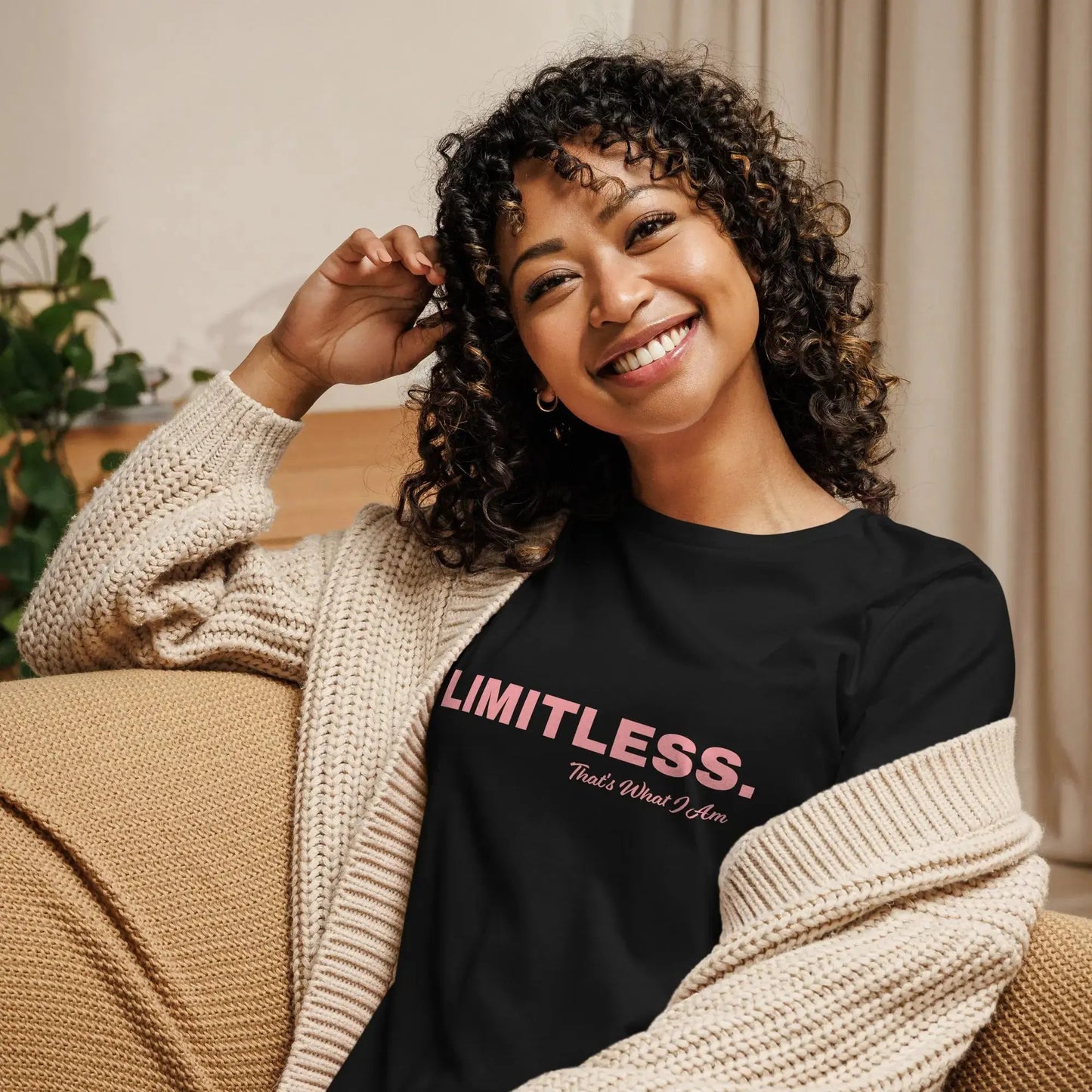 Relaxed fit shirt LIMITLESS Women's Relaxed T-Shirt by Maiden-Art