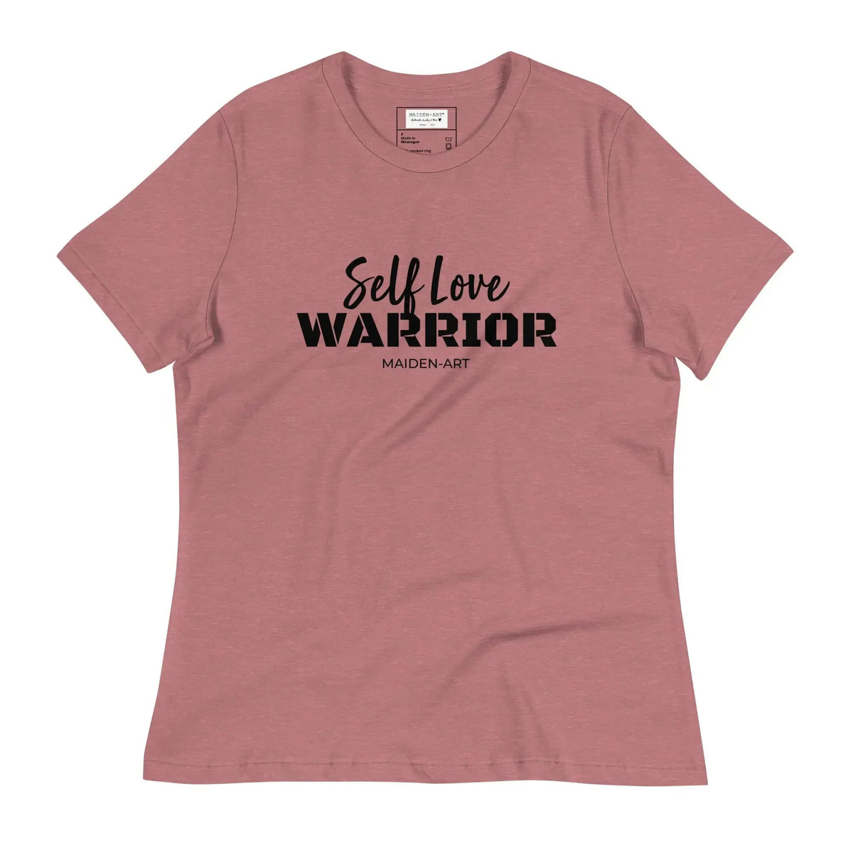 Women's relaxed t-shirt Self Love Warrior by Maiden-Art