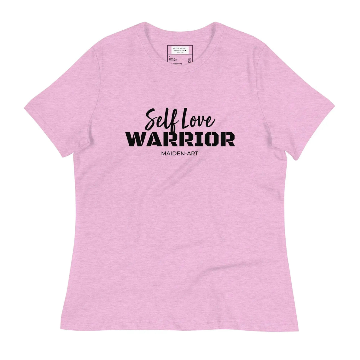 Women's relaxed t-shirt Self Love Warrior by Maiden-Art
