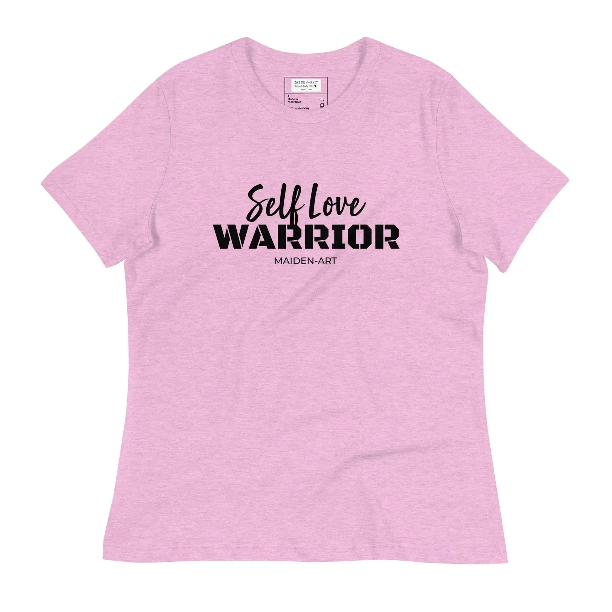 Women's relaxed t-shirt Self Love Warrior by Maiden-Art