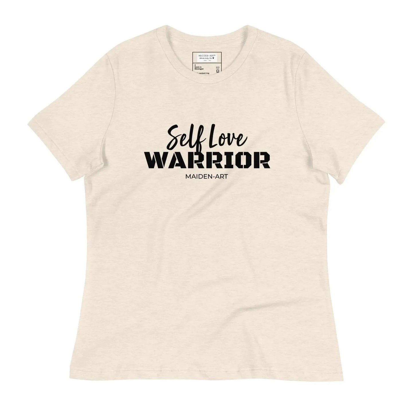 Women's relaxed t-shirt Self Love Warrior by Maiden-Art