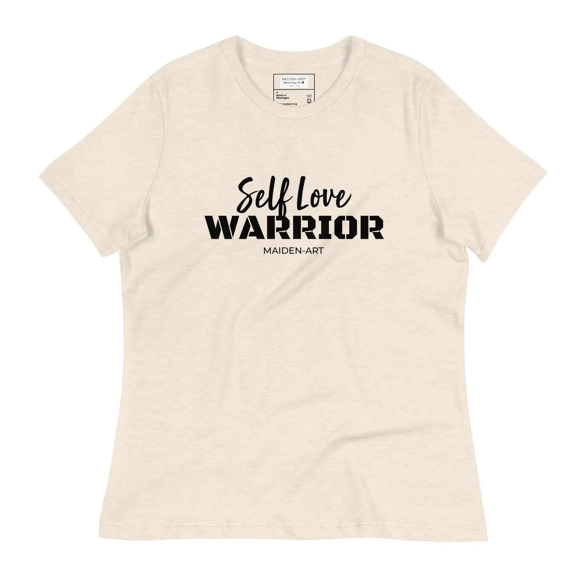 Women's relaxed t-shirt Self Love Warrior by Maiden-Art
