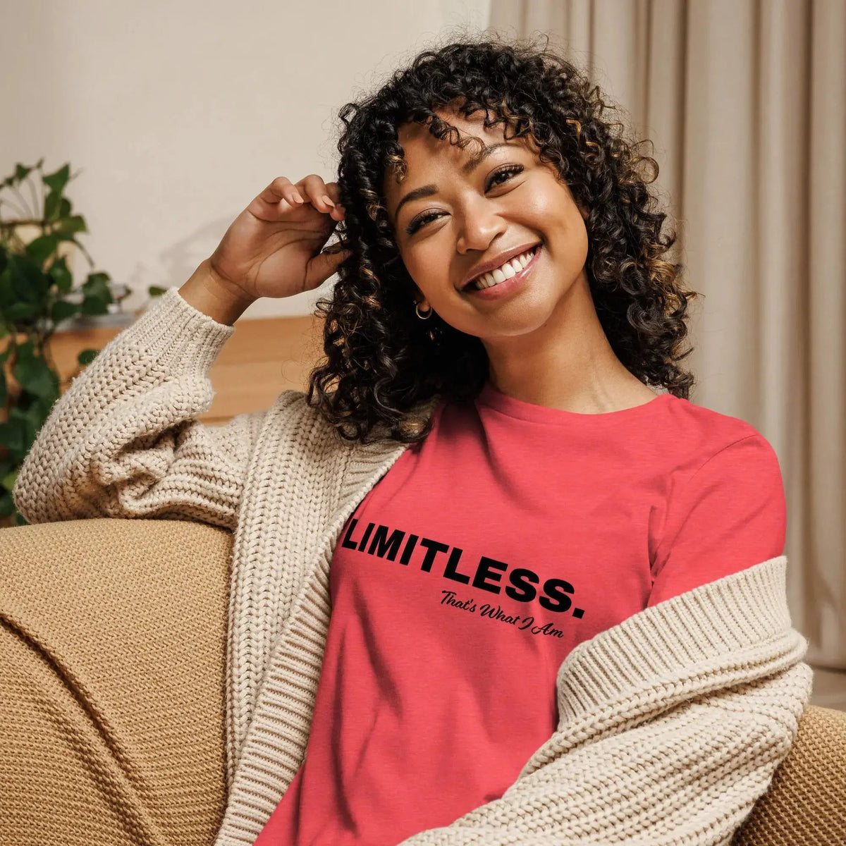 Women's T-Shirt LIMITLESS Women's Relaxed T-Shirt by Maiden-Art