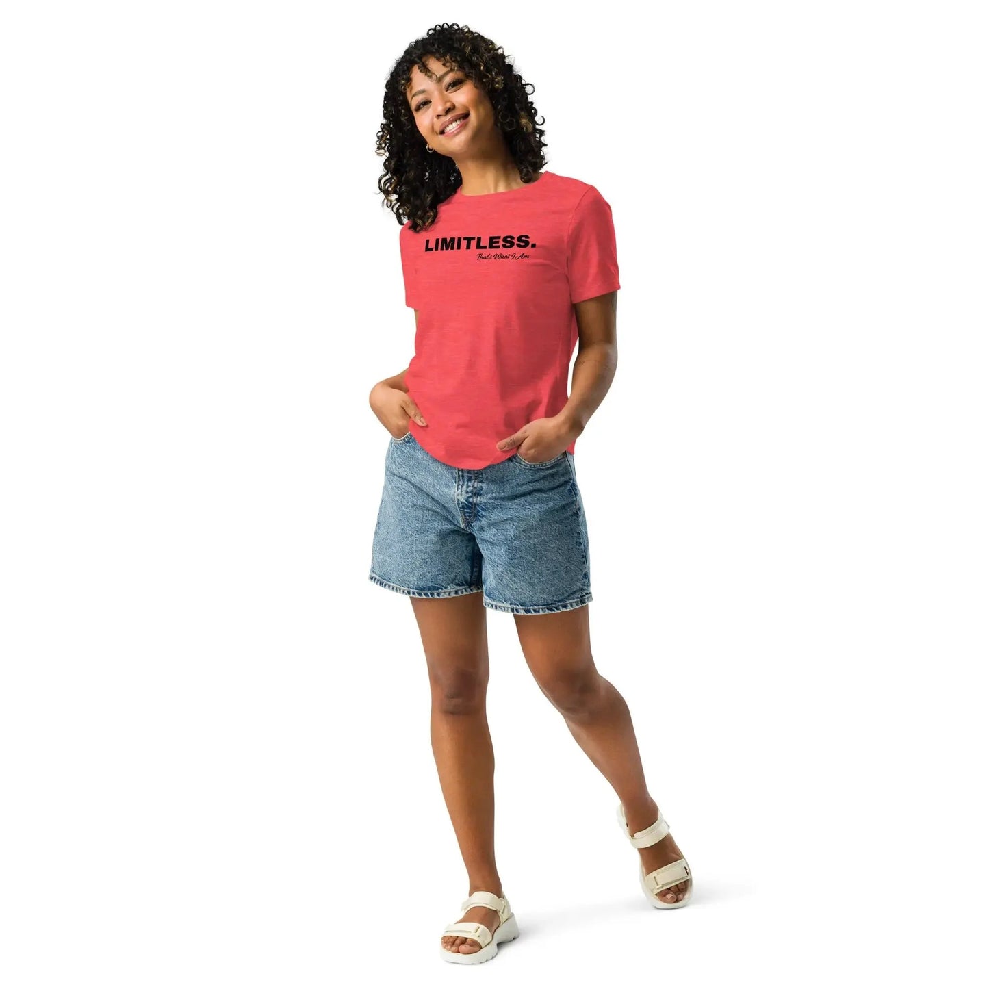 Women's T-Shirt LIMITLESS Women's Relaxed T-Shirt by Maiden-Art