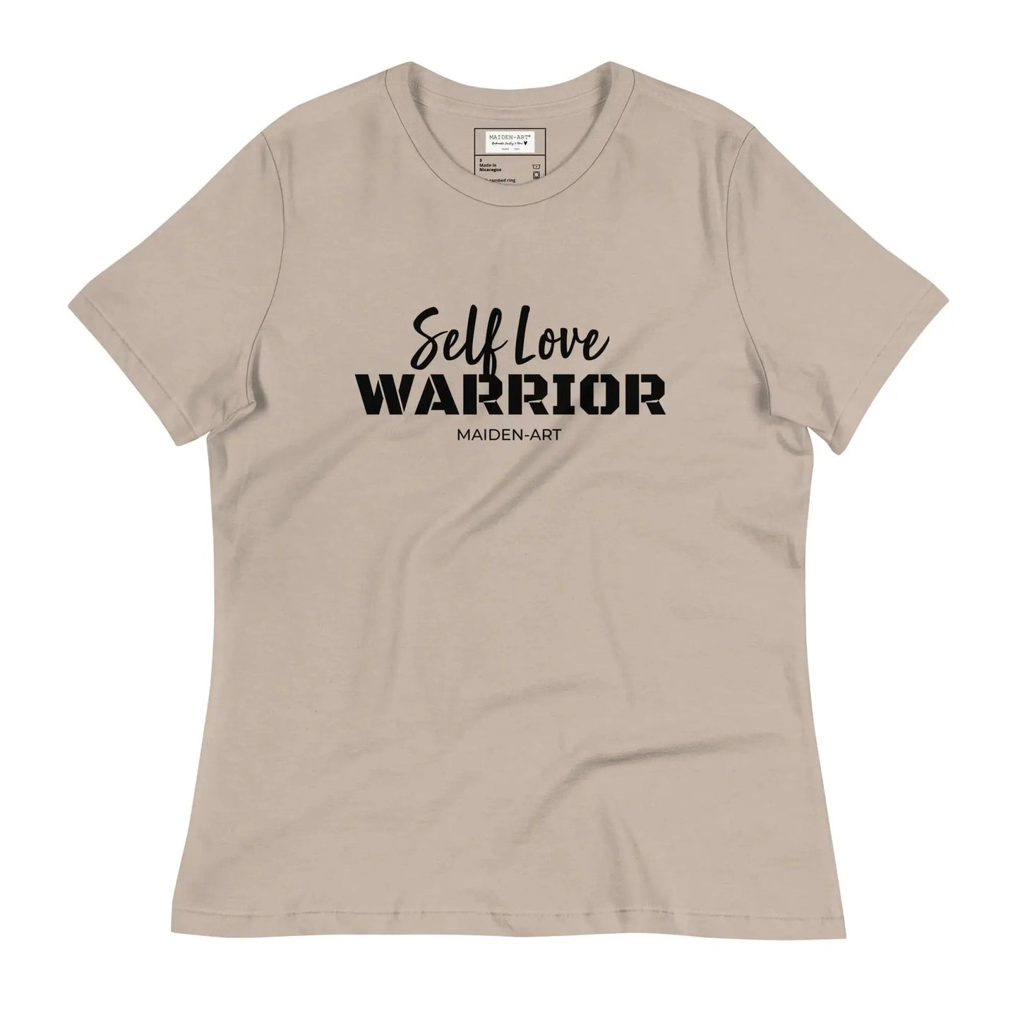 Women's relaxed t-shirt Self Love Warrior by Maiden-Art