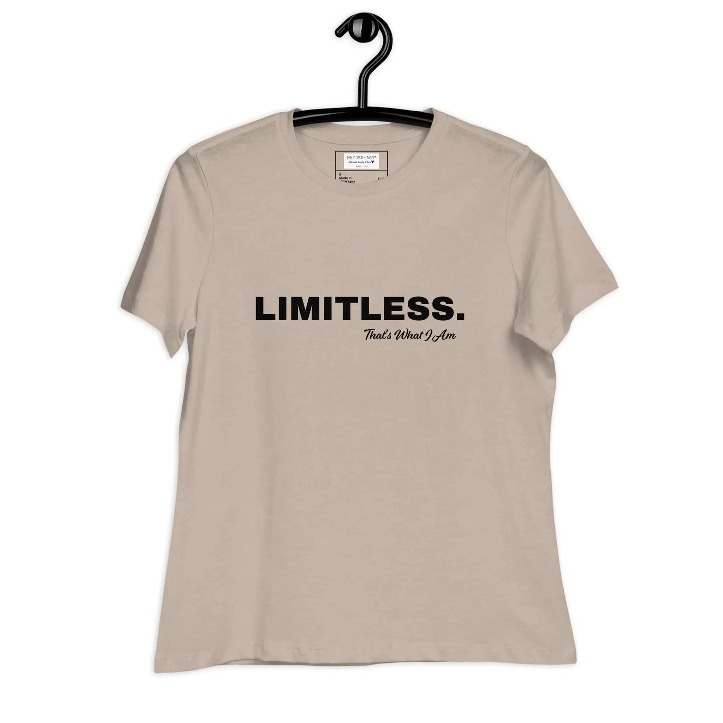 Women's T-Shirt LIMITLESS Women's Relaxed T-Shirt by Maiden-Art