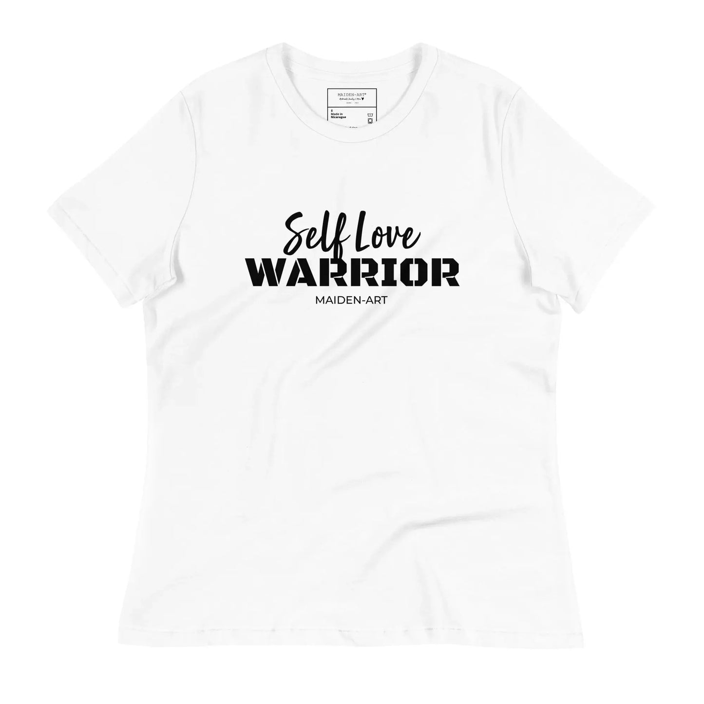 Women's relaxed t-shirt Self Love Warrior by Maiden-Art