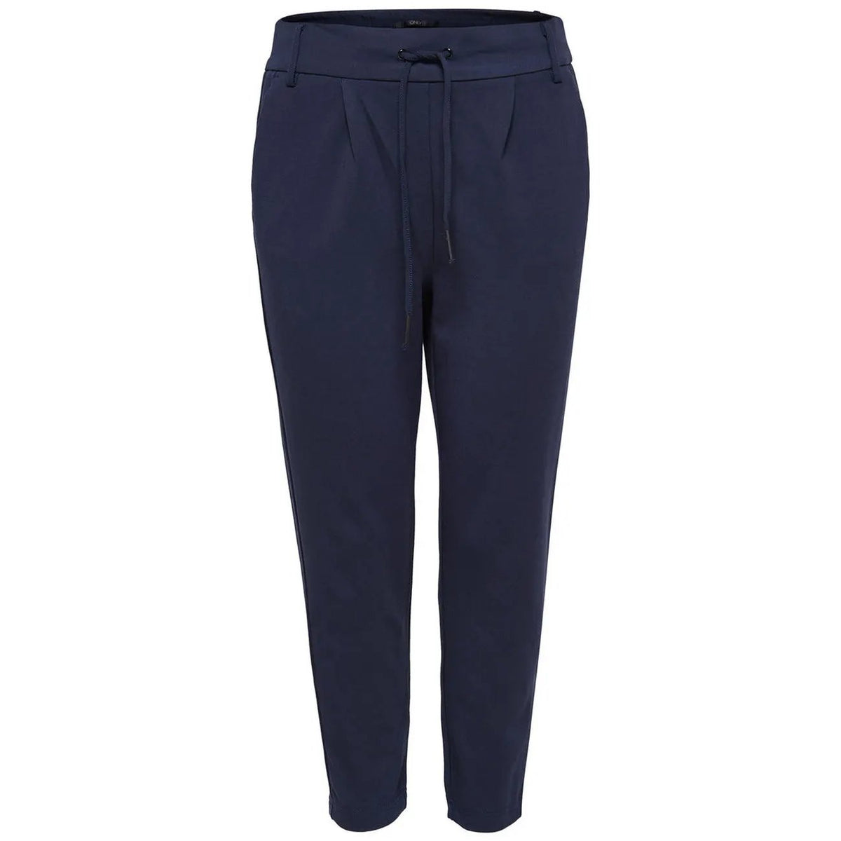 Only Women Blue Comfortable Stretch Lounge Trousers With Drawstring Waist by Only