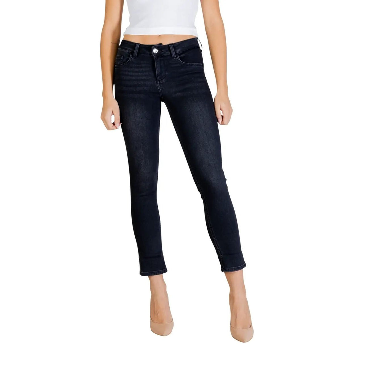 Liu Jo Women Black Skinny Stretch Jeans Premium Comfortable Denim by Liu Jo