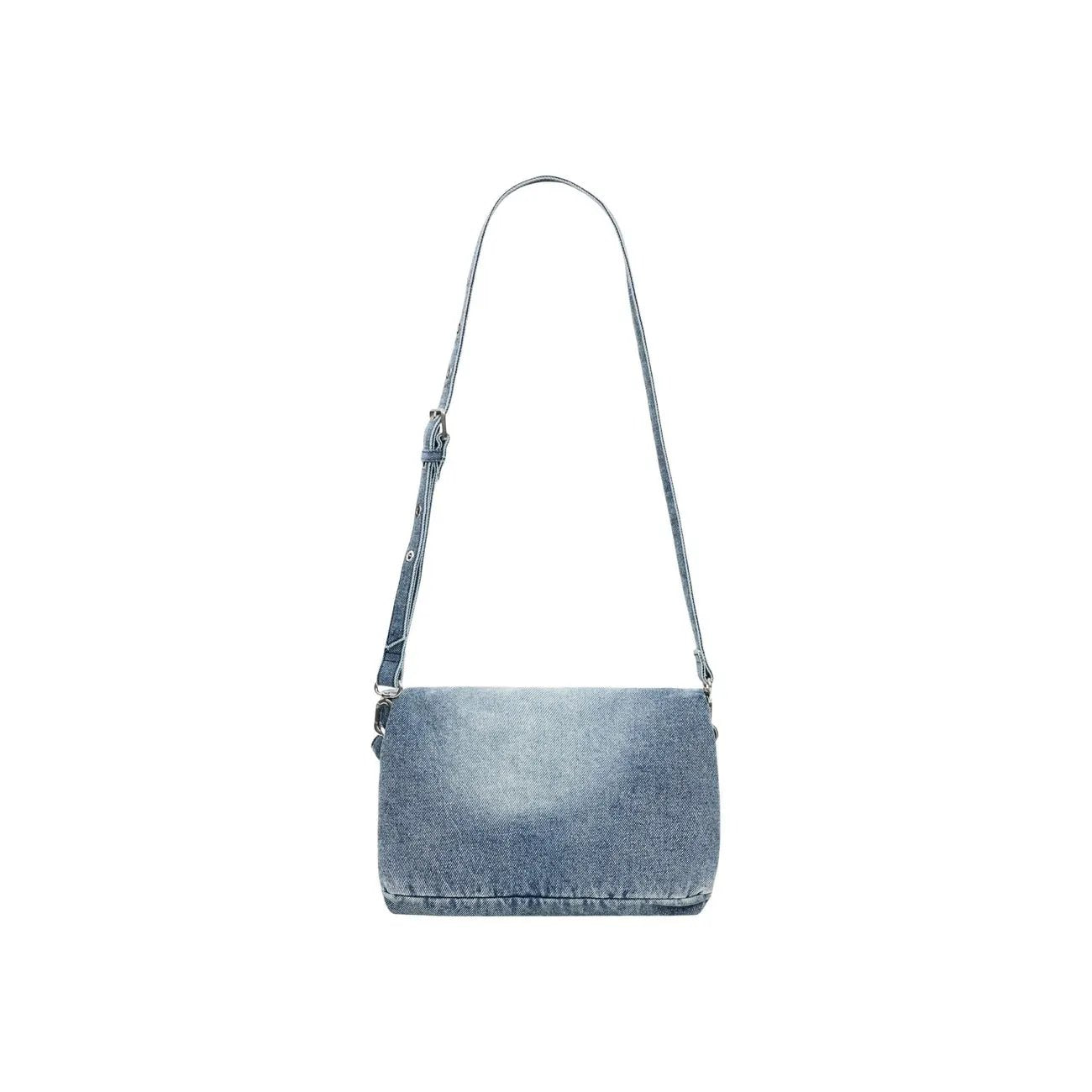 Chic Desigual Women Light Blue Denim Shoulder Bag With Inside Pocket by Desigual