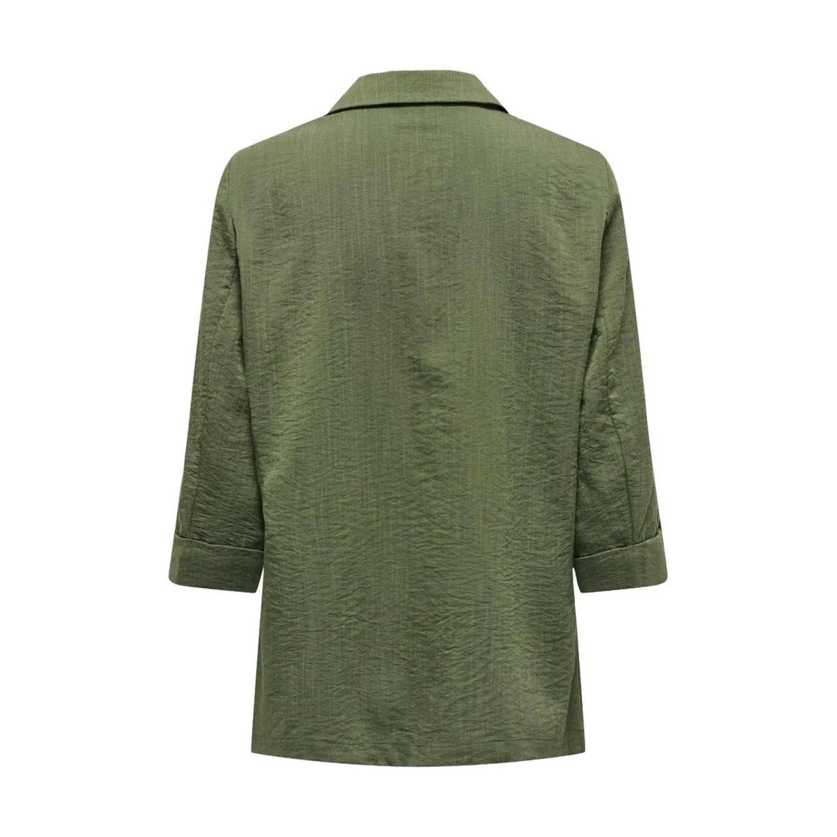 Only Women Green Blazer Stylish Three Quarter Sleeve Lapel Jacket by Only