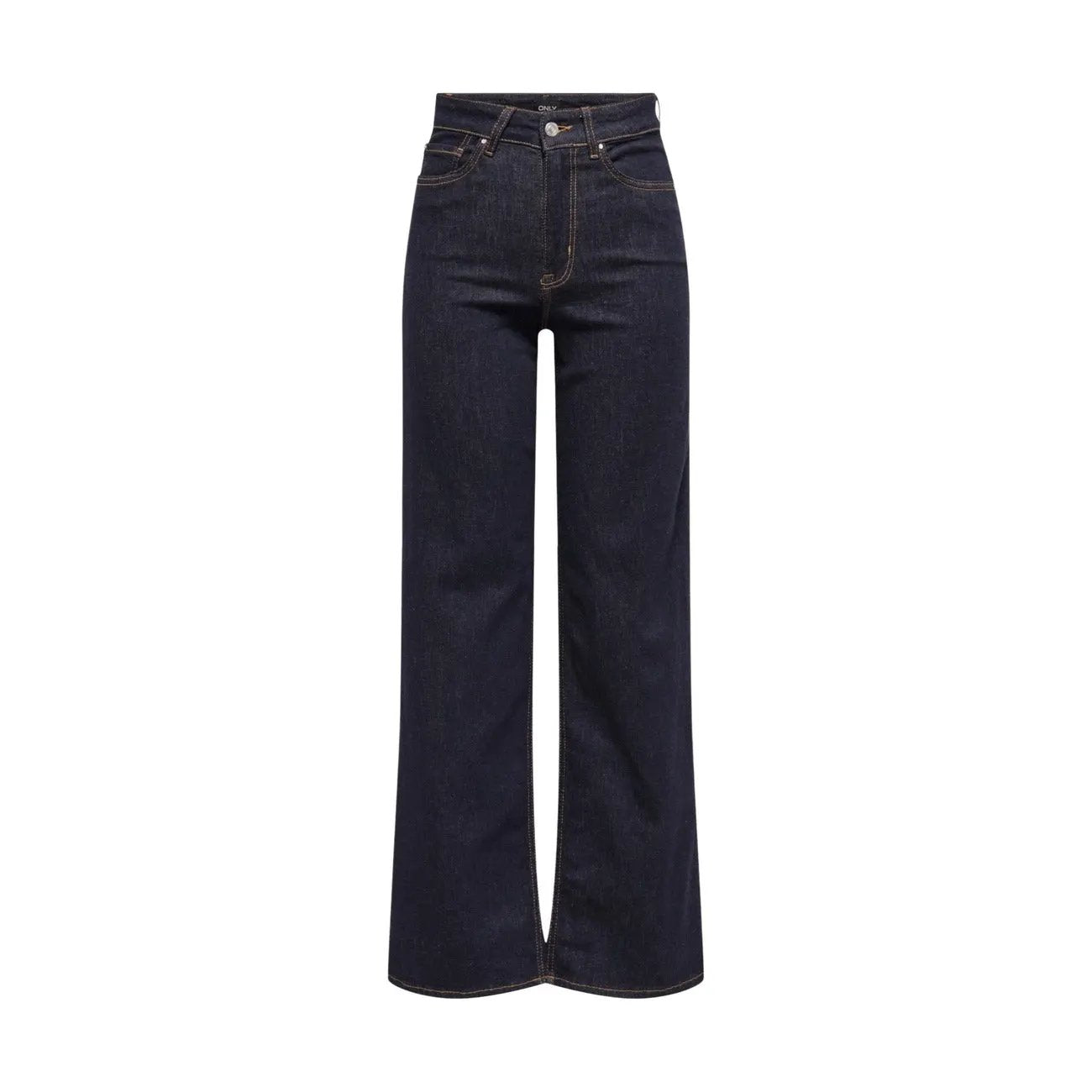 Only Women Organic Cotton Denim Jeans Dark Blue Premium Comfort Style by Only