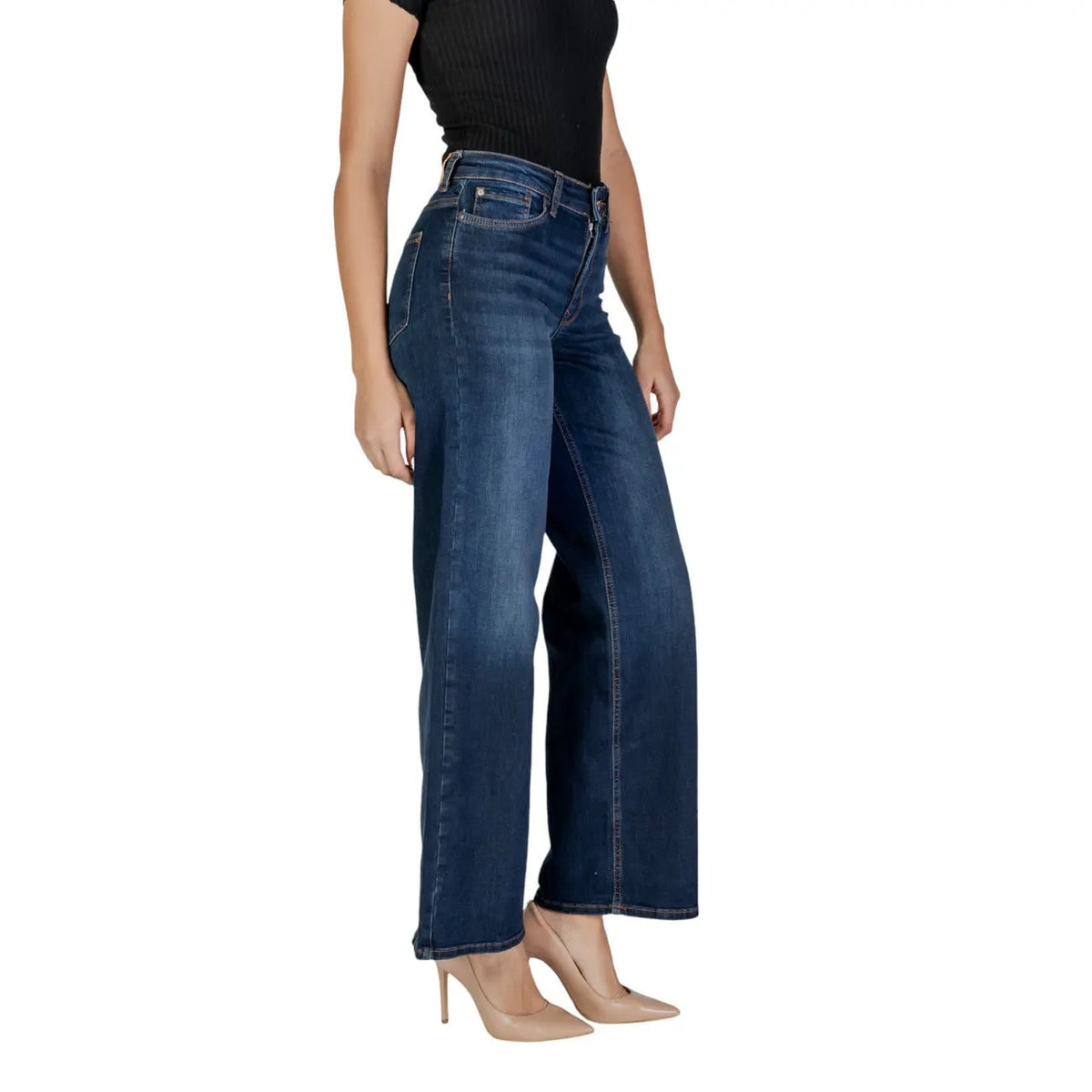 Only Women Premium Blue Stretch Cotton Jeans For Ultimate Comfort by Only