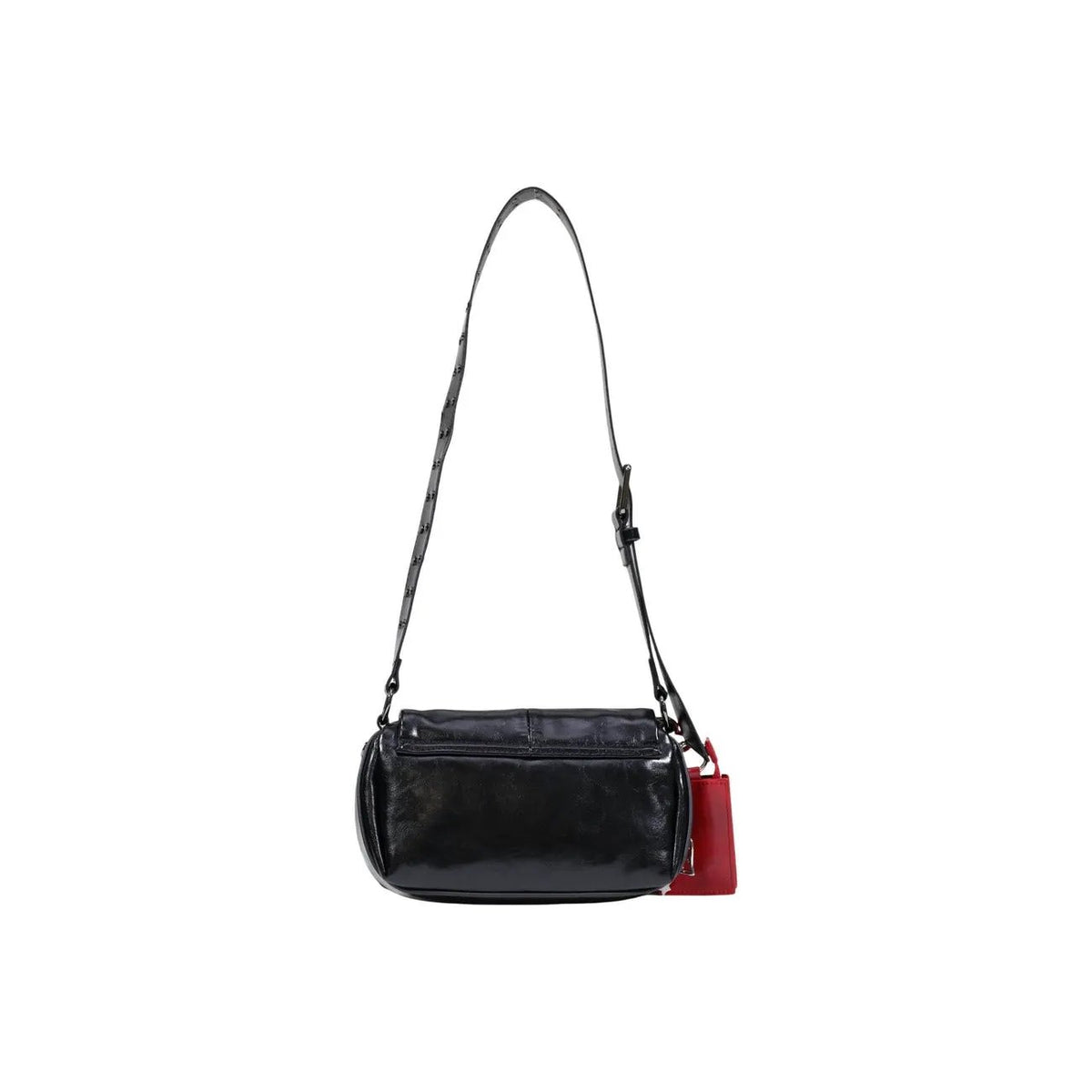Desigual Women Black Stylish Shoulder Bag Featuring Inside Pocket Charm by Desigual