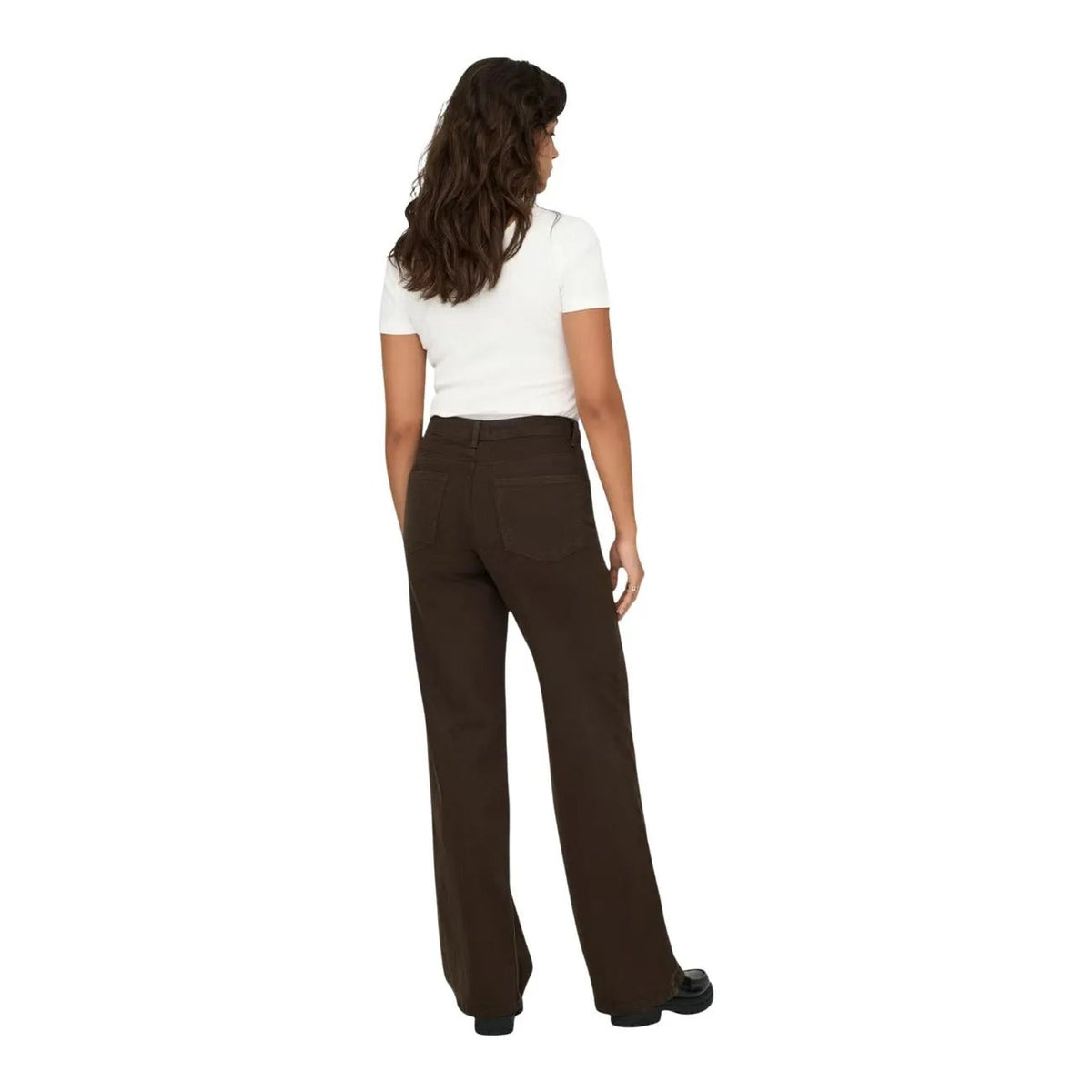 Only Premium Women High Waist Wide Leg Jeans Cozy Stretch Cotton by Only