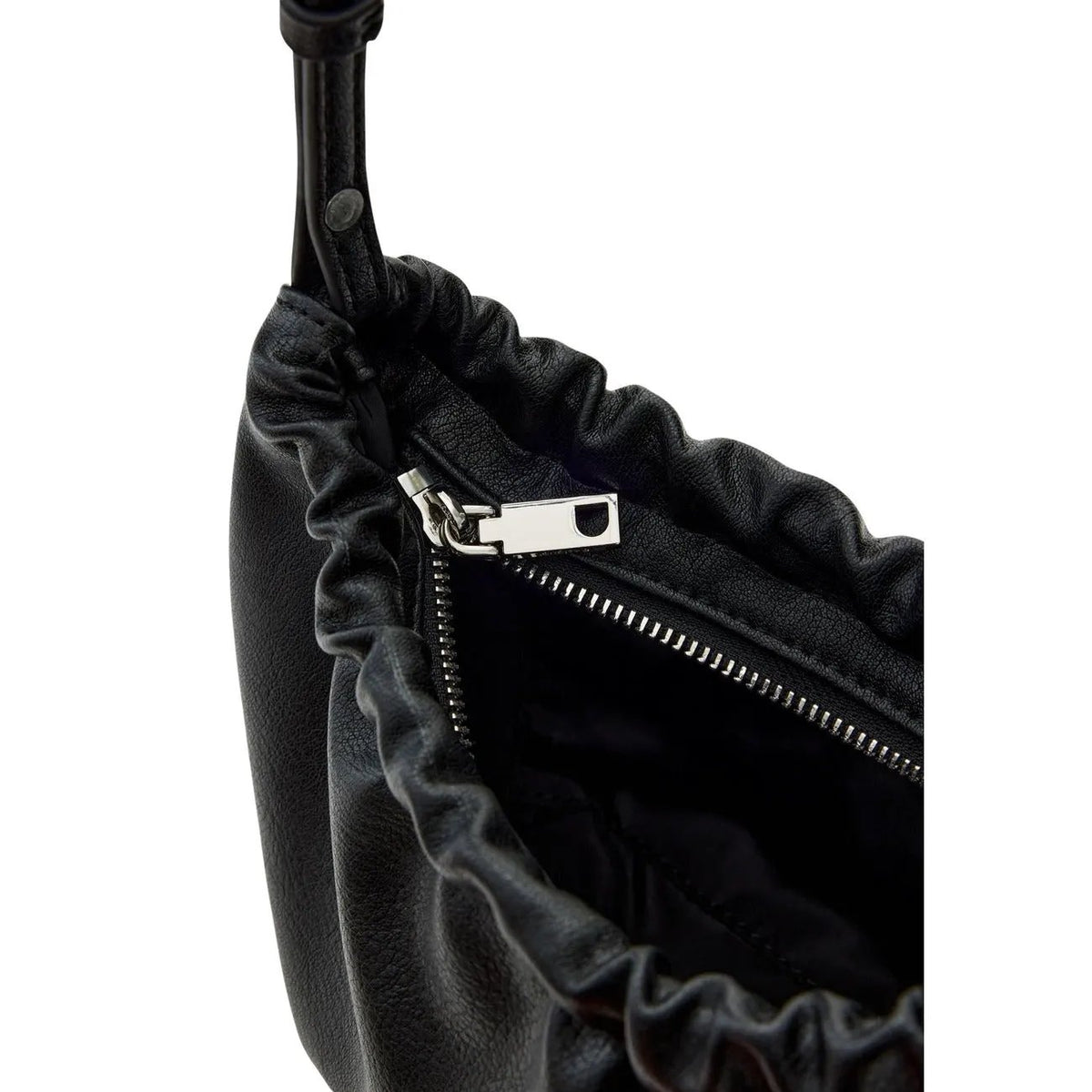 Desigual Women Black Trendy Ruched Shoulder Bag With Charms For Ladies by Desigual