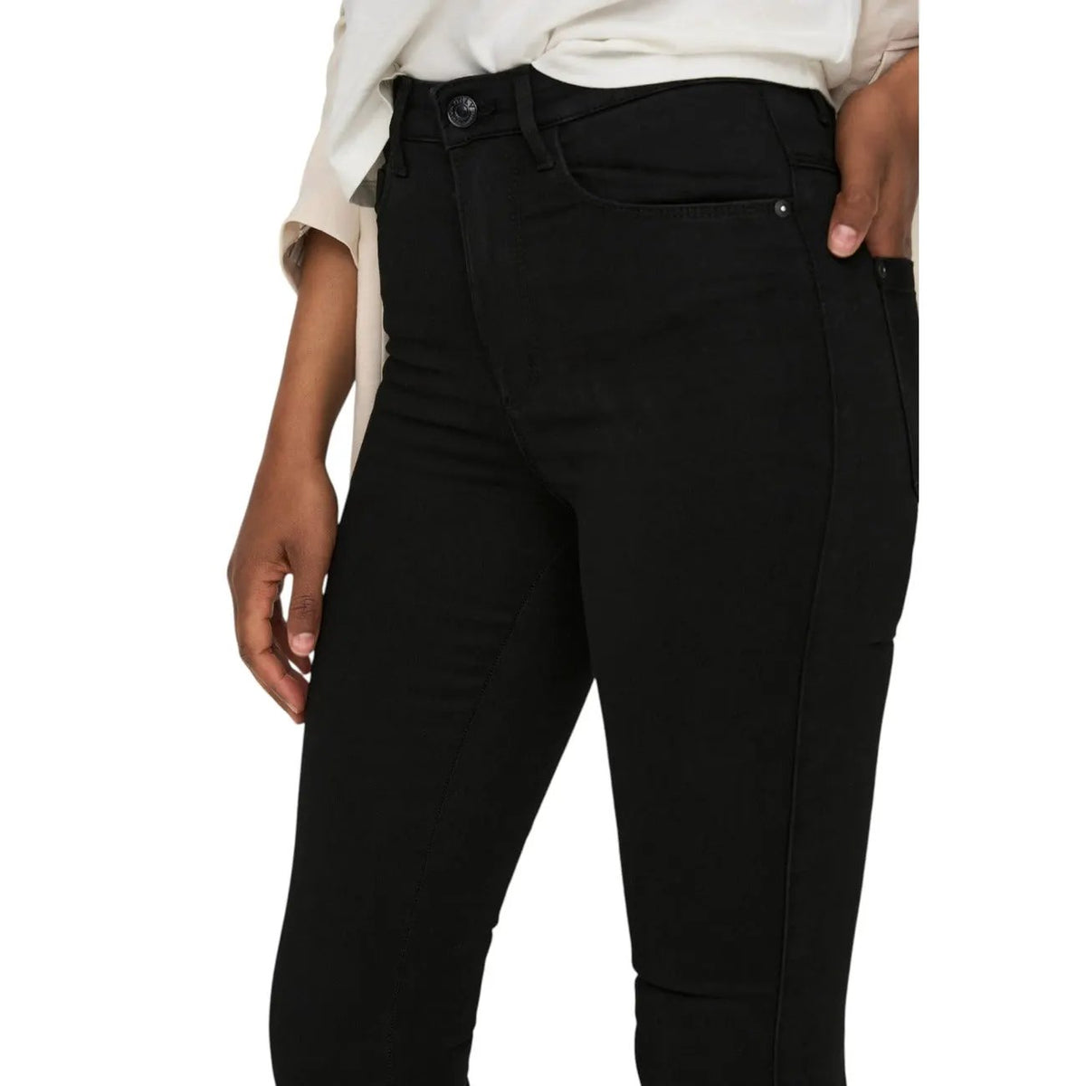 Only Women Trousers Premium Soft Stretch Cotton Essential Fit by Only