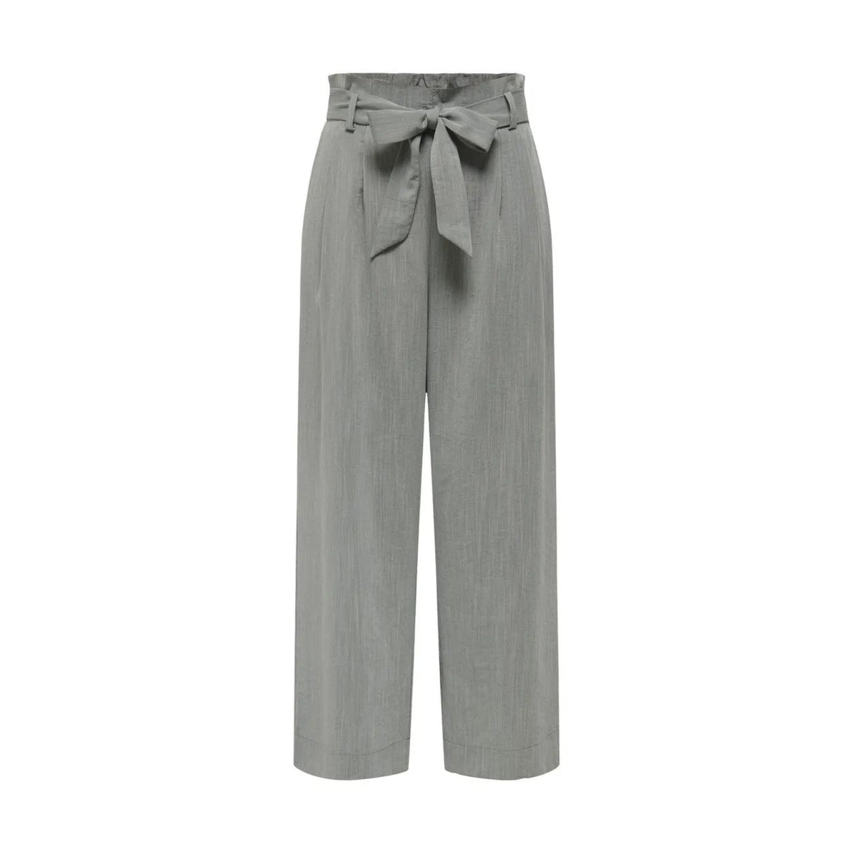 Only Women Stylish Wide Leg Trousers Comfortable Tie Waist Pockets by Only