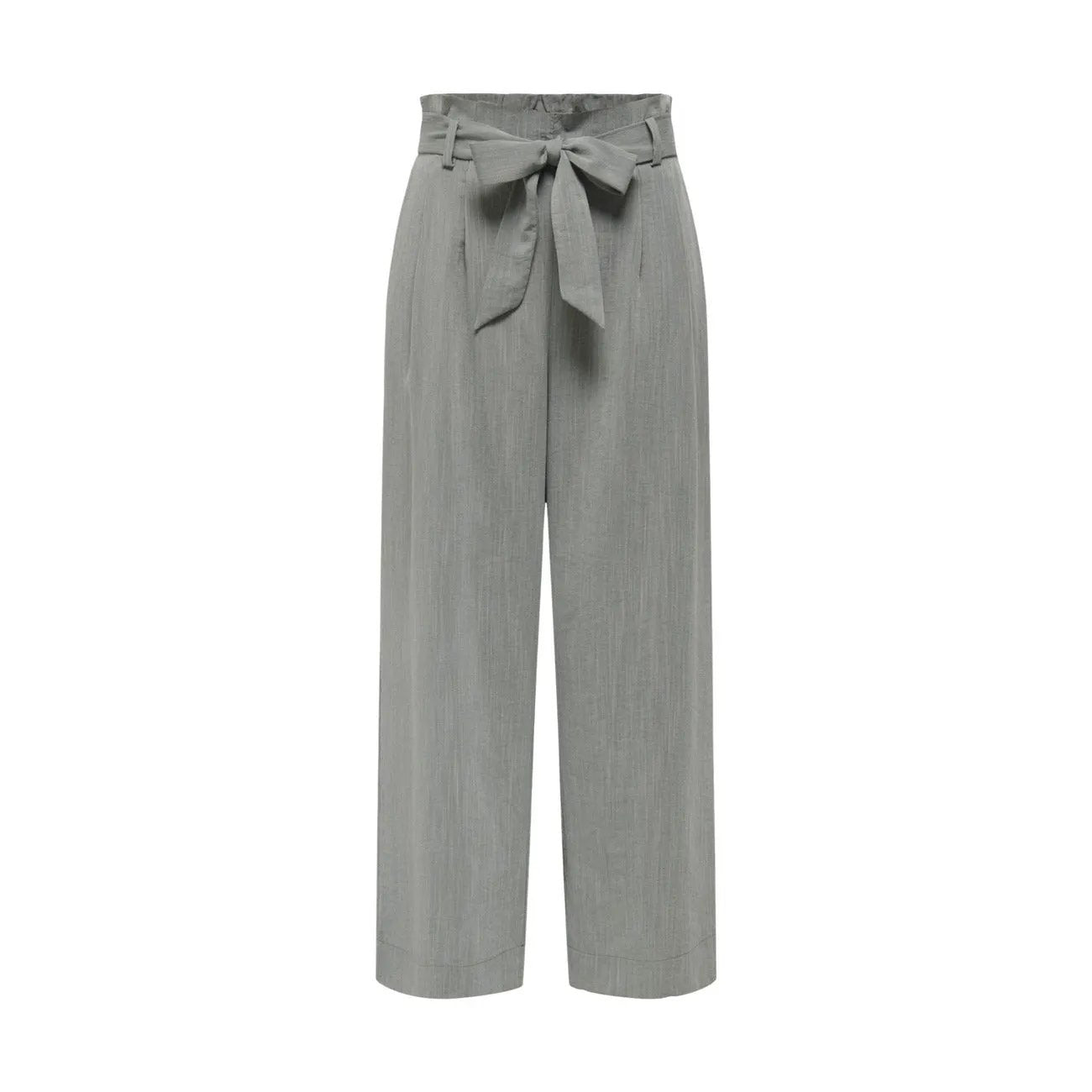Only Women Stylish Wide Leg Trousers Comfortable Tie Waist Pockets by Only