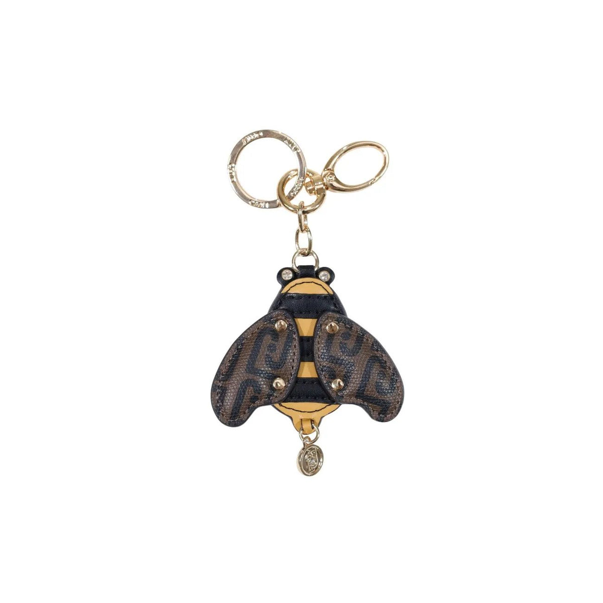Liu Jo Women Bee Key Ring With Gold Tone Hardware Faux Leather Charm by Liu Jo