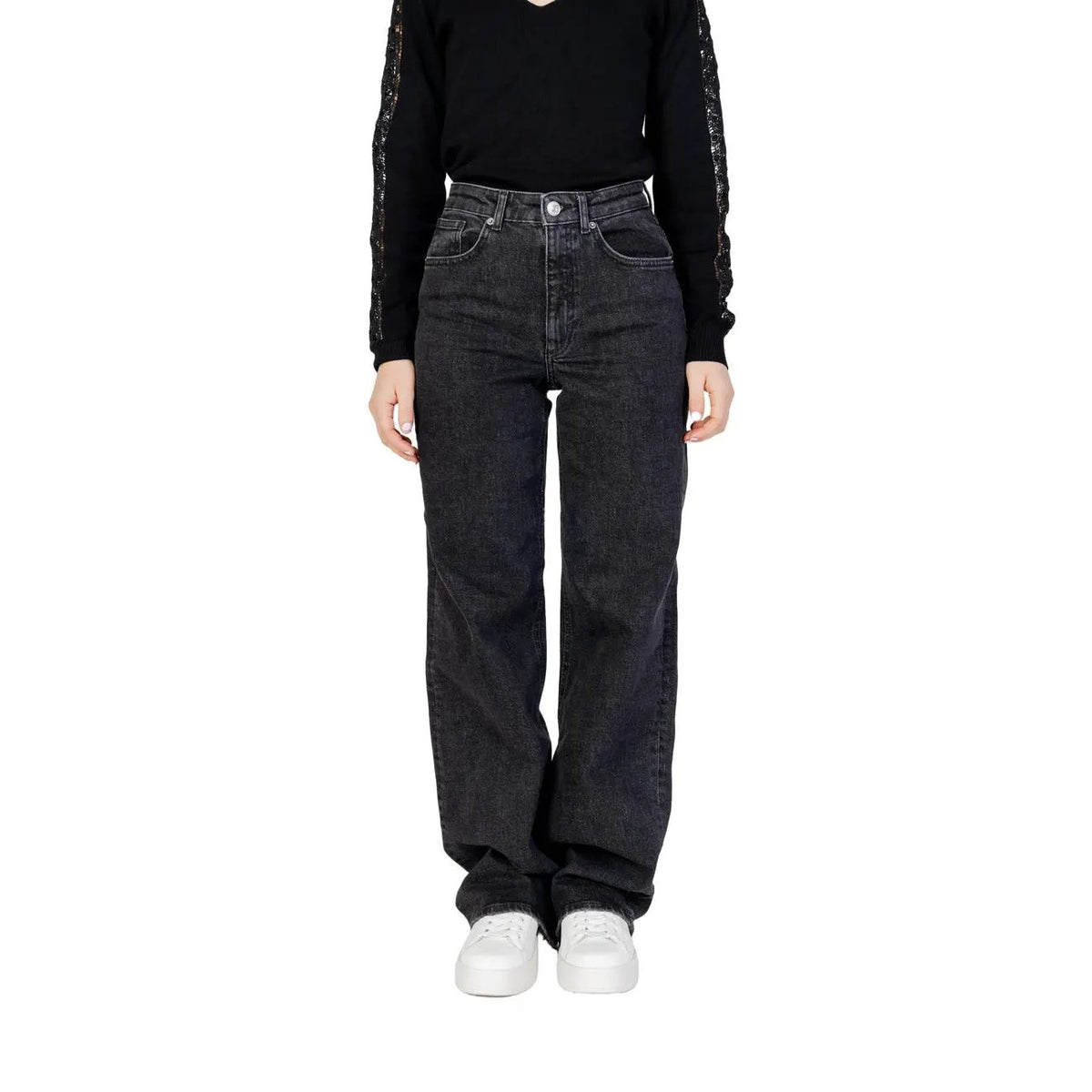 Only Women Black Jeans Soft Stretch Classic Fit Everyday Essential by Only