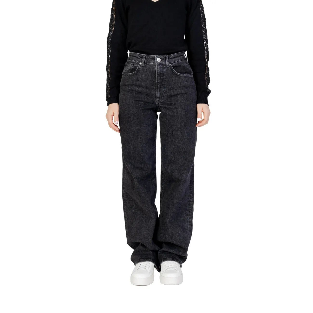 Only Women Black Jeans Soft Stretch Classic Fit Everyday Essential by Only