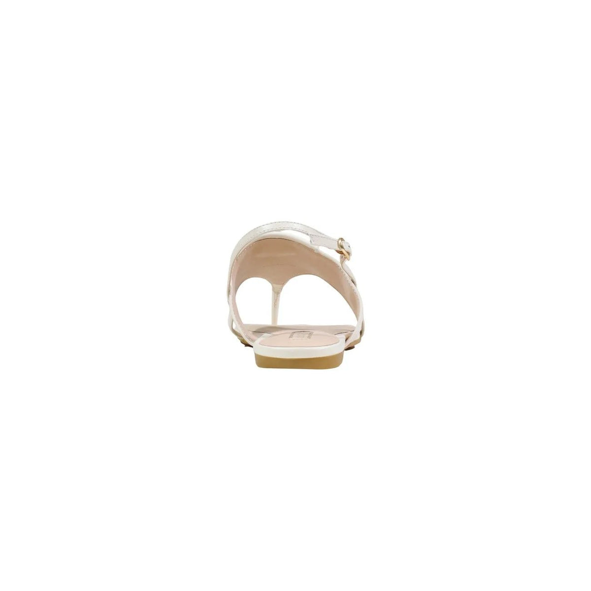 Liu Jo Women Elegant Flat Leather Sandals With Ankle Strap Detail by Liu Jo