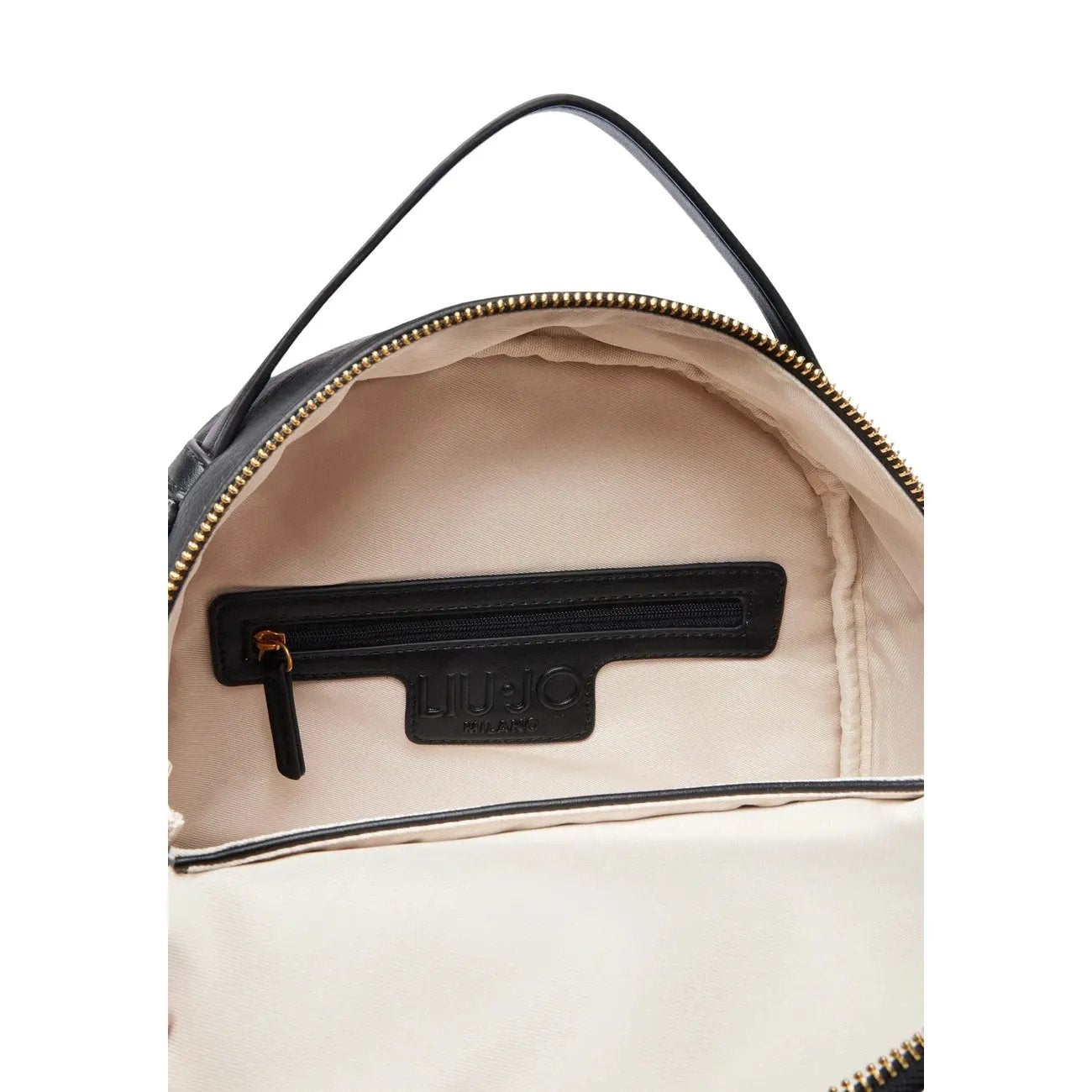 Liu Jo Women Black Stylish Backpack Bag Featuring Zip Fastening And Pockets by Liu Jo