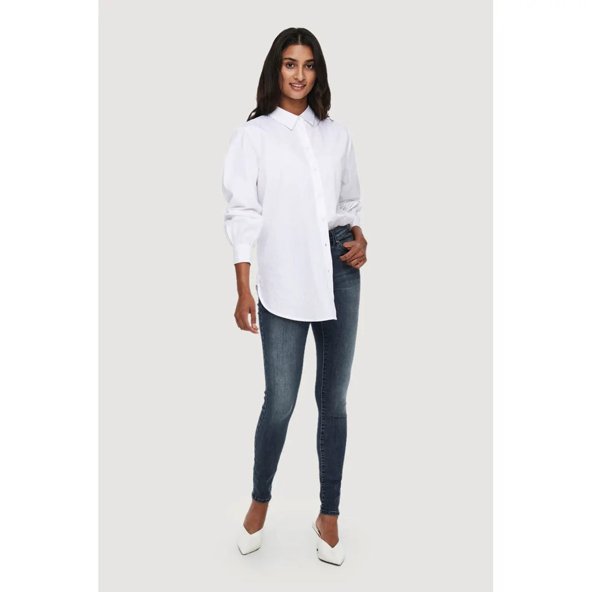 Only Women Blue Stretch Skinny Jeans Classic Comfortable Denim Style by Only