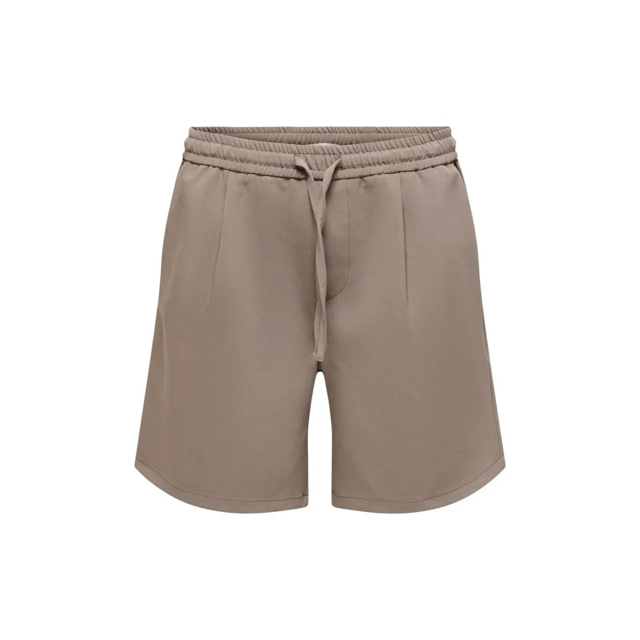 Only and Sons Men's Grey Comfort Stretch Shorts With Side Pockets by Only & Sons