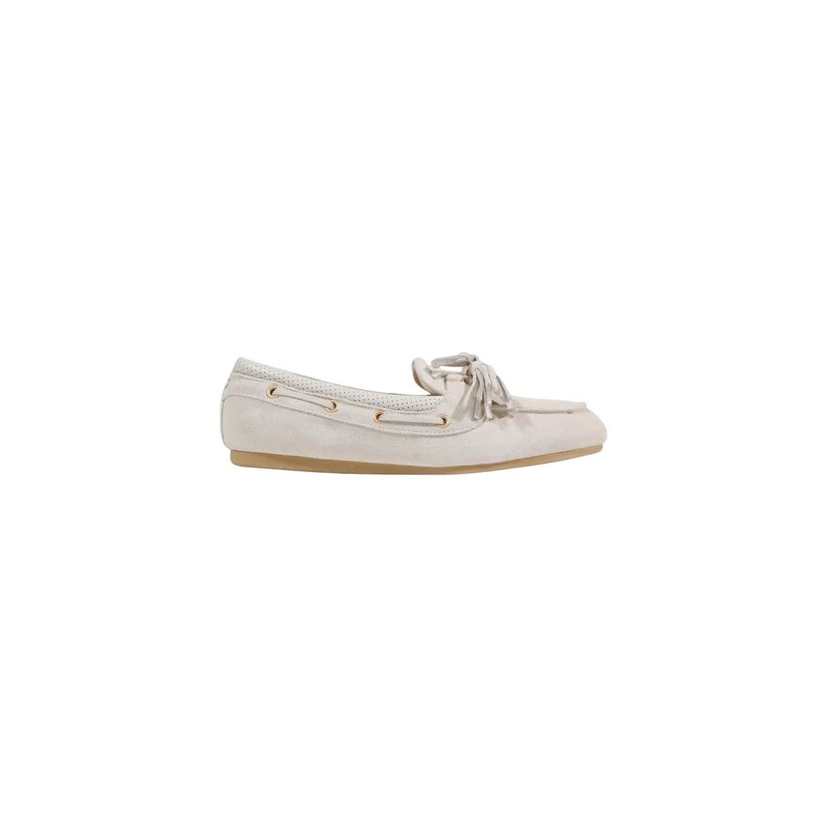 Liu Jo Women Elegant White Premium Suede Moccasin Comfortable Shoes by Liu Jo