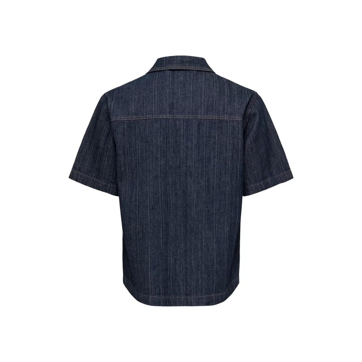 Only and Sons Men Blue Cotton Short Sleeve Premium Classic Summer Shirt by Only & Sons