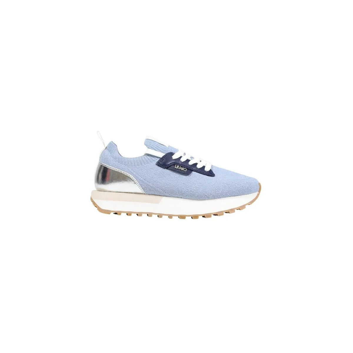 Liu Jo Women Platform Sneakers Effortless Light Blue Slip On Shoes by Liu Jo