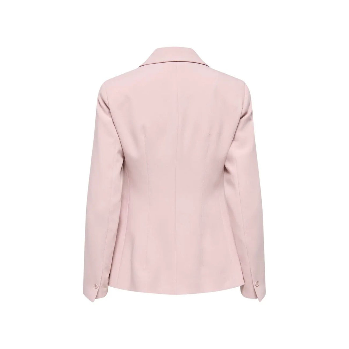 Only Women Elegant Pink V Neck Lapel Long Sleeve Stretch Blazer by Only