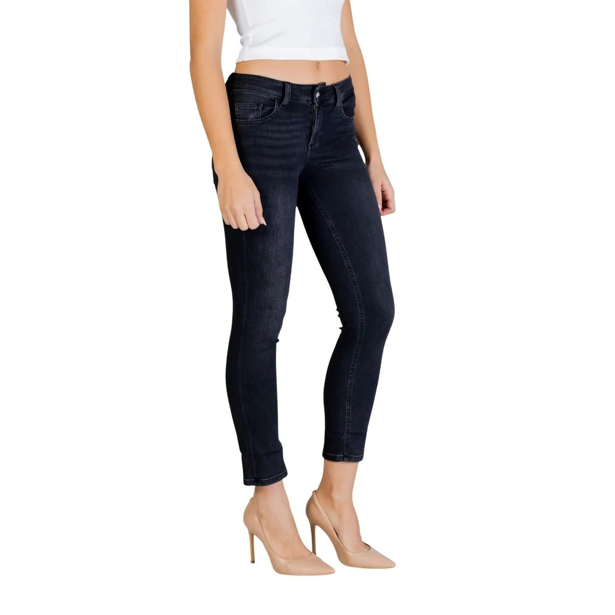 Liu Jo Women Black Skinny Stretch Jeans Premium Comfortable Denim by Liu Jo