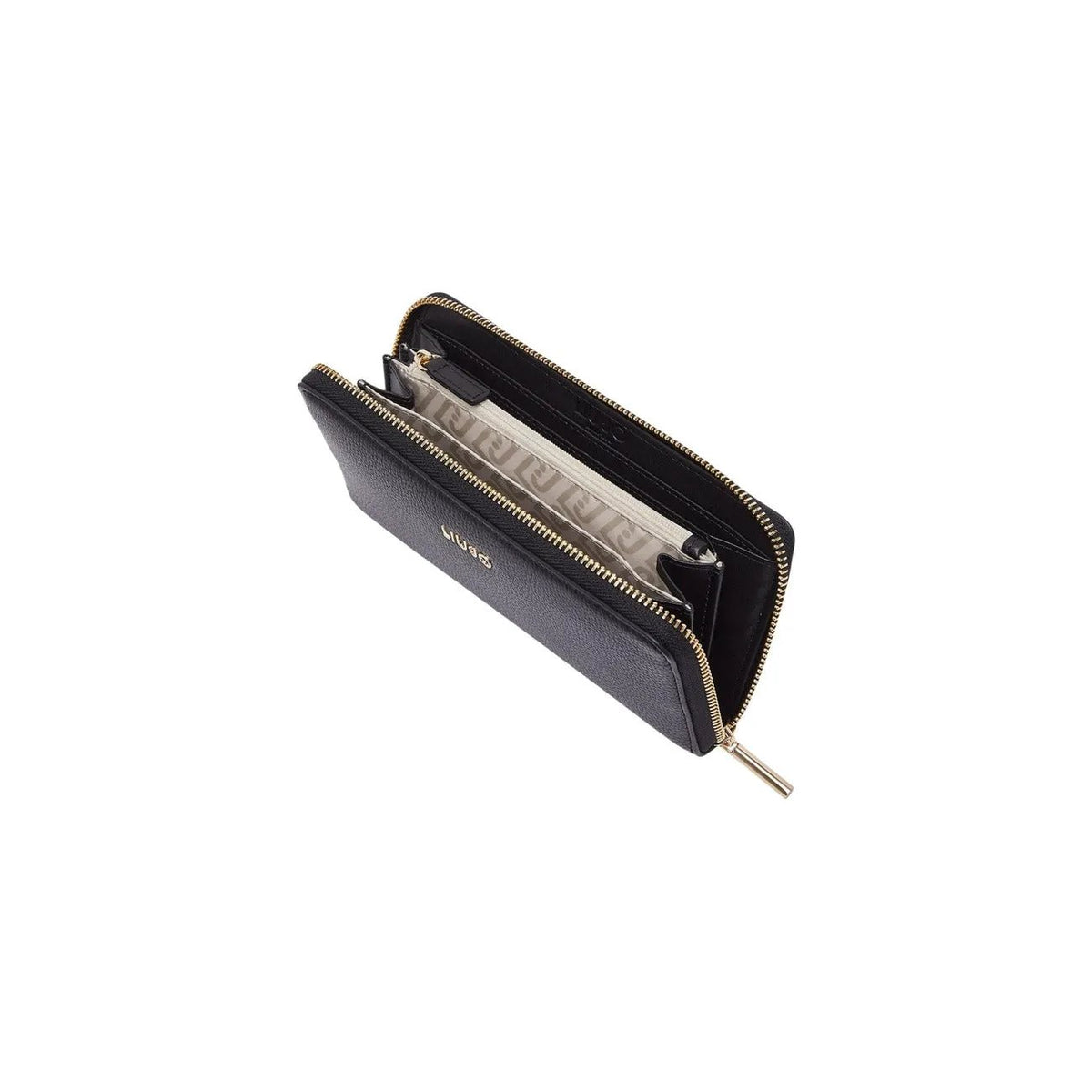Liu Jo Women Wallet Black Zip Secure Storage Inside Pockets Elegant Design by Liu Jo